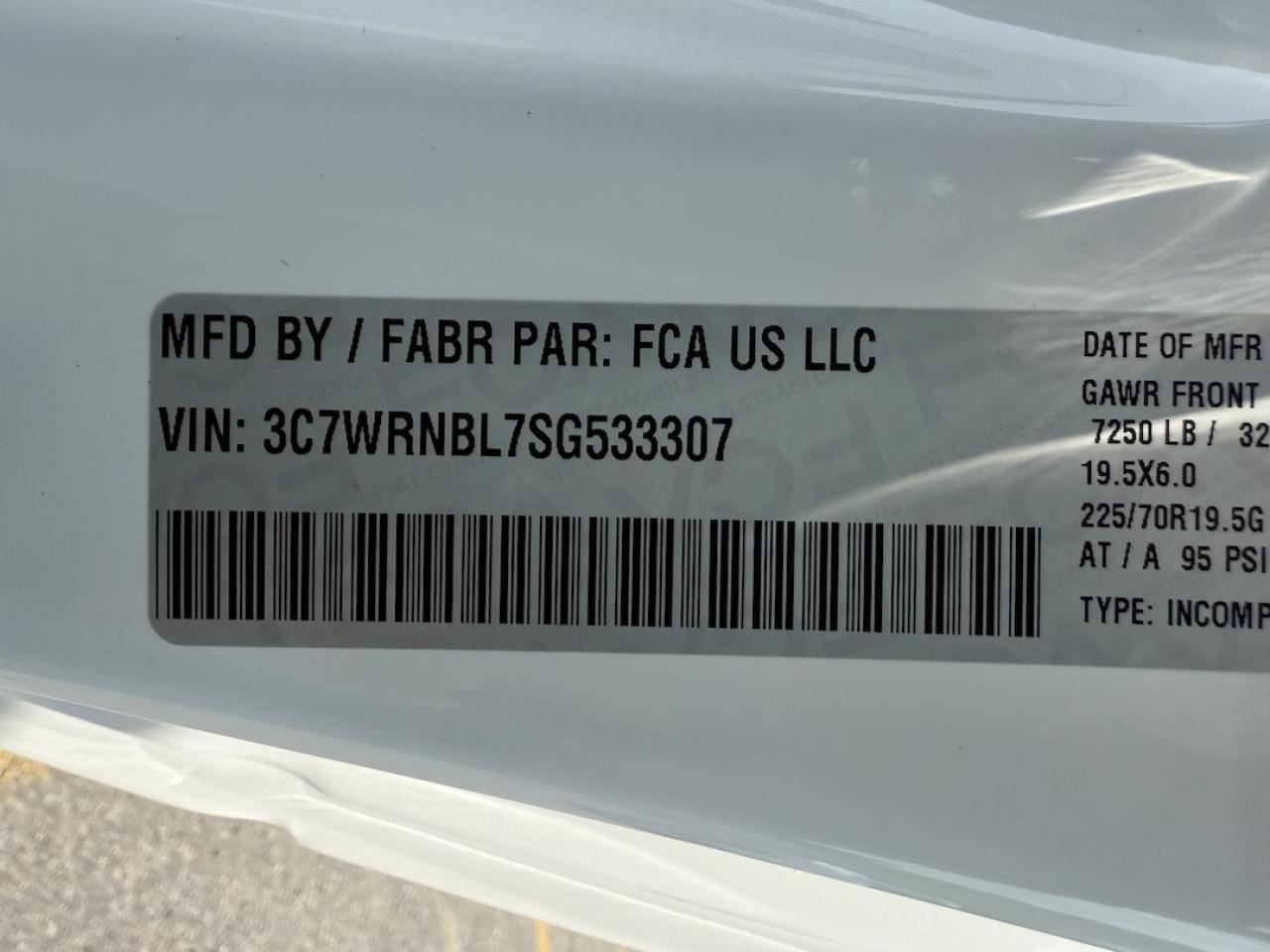 2025 RAM Ram 5500 Cab-Chassis Tradesman 84"-CA 4X4 Photo