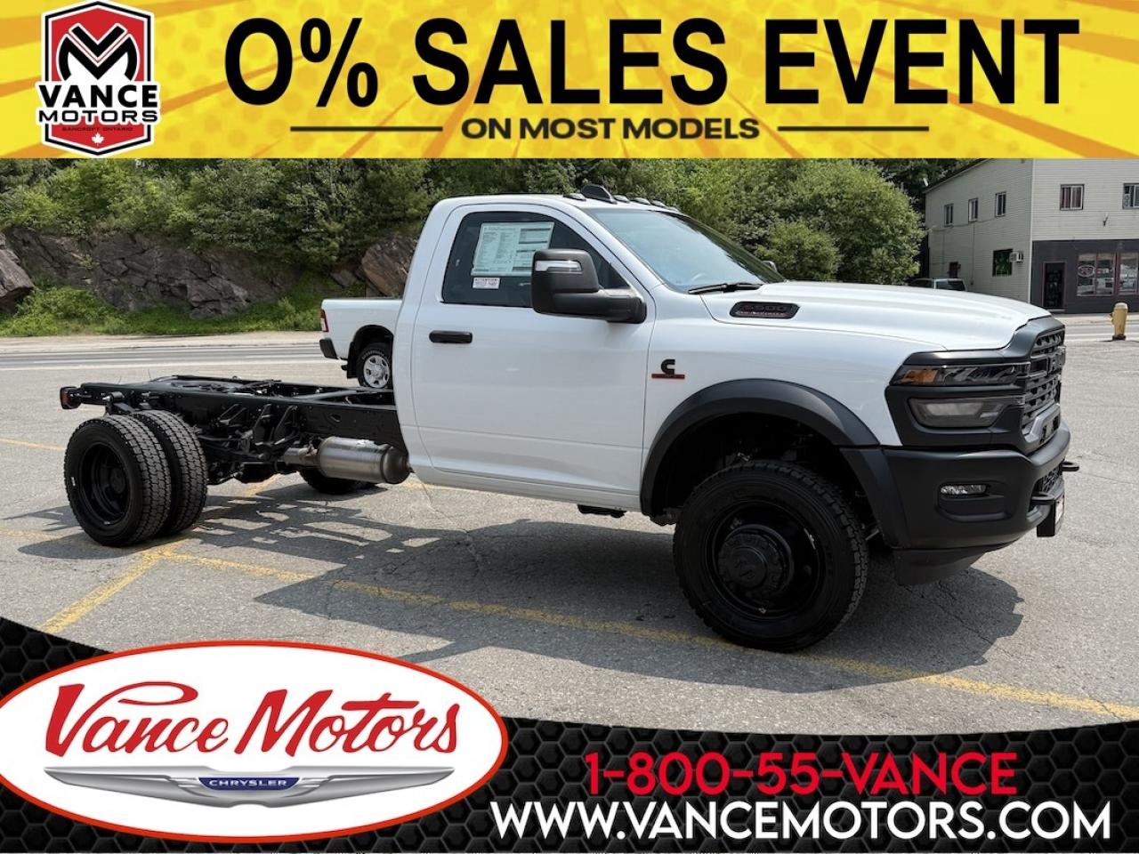 New 2025 RAM Ram 5500 Cab-Chassis Tradesman 4x4 for sale in Bancroft, ON