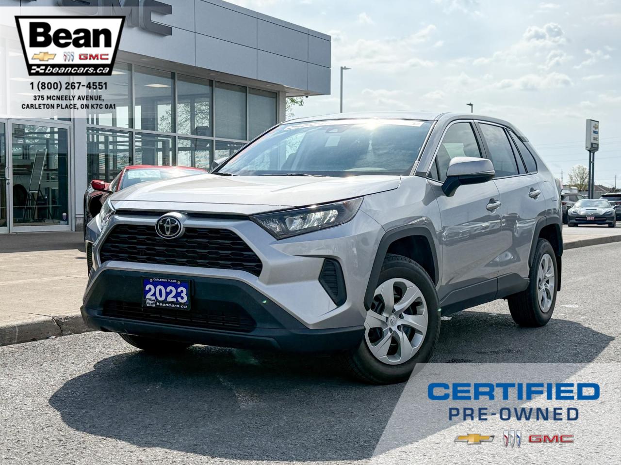 Used 2023 Toyota RAV4 2.5L 4CYL, LE AWD, TOYOTA SAFETY SENSE PACKAGE, HEATED FRONT CLOTH SEATS, REMOTE KEYLESS ENTRY, DAY-NIGHT REARVIEW MIRROR for sale in Carleton Place, ON