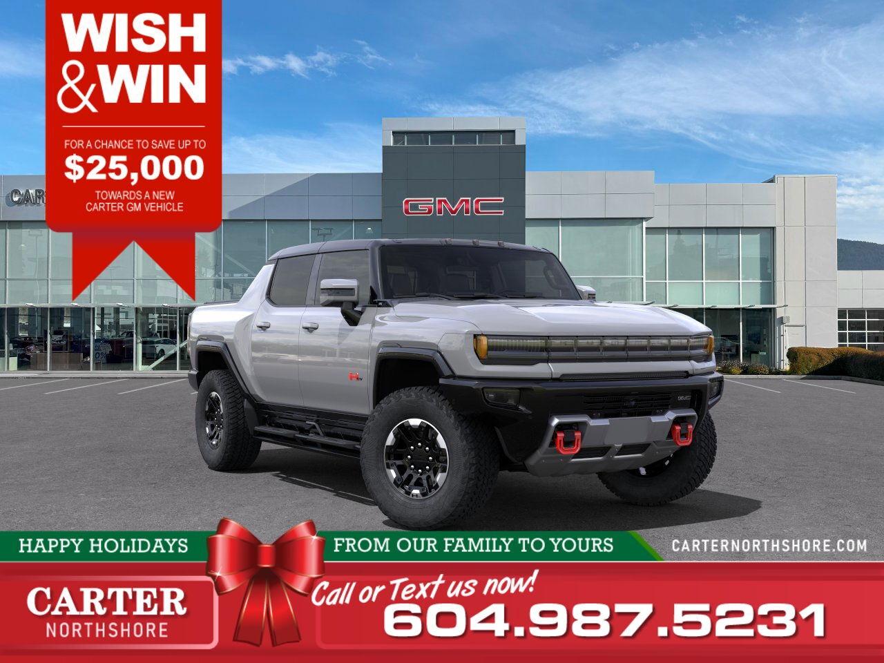 New 2025 GMC HUMMER EV Pickup EX-DEMO 3X | Costco Members Save Up To $1,200! for sale in North Vancouver, BC