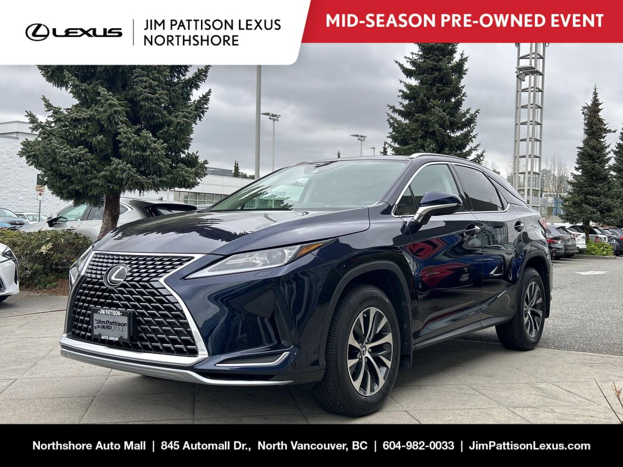 Jim Pattison Lexus Northshore  - Premium Package -Carproof History Report -Detailed Cosmetic Reconditioning -Comprehensive Mechanical & Safety Inspection -14 Day Owner Exchange Program -Lien Free Guarantee - Financing options through all major lenders.   Jim Pattison Lexus Northshore sells & services new & used Lexus vehicles throughout the Lower Mainland. Financing available OACPrice does not include $595 documentation fee, $450 placement fee and taxes.  DL#23190