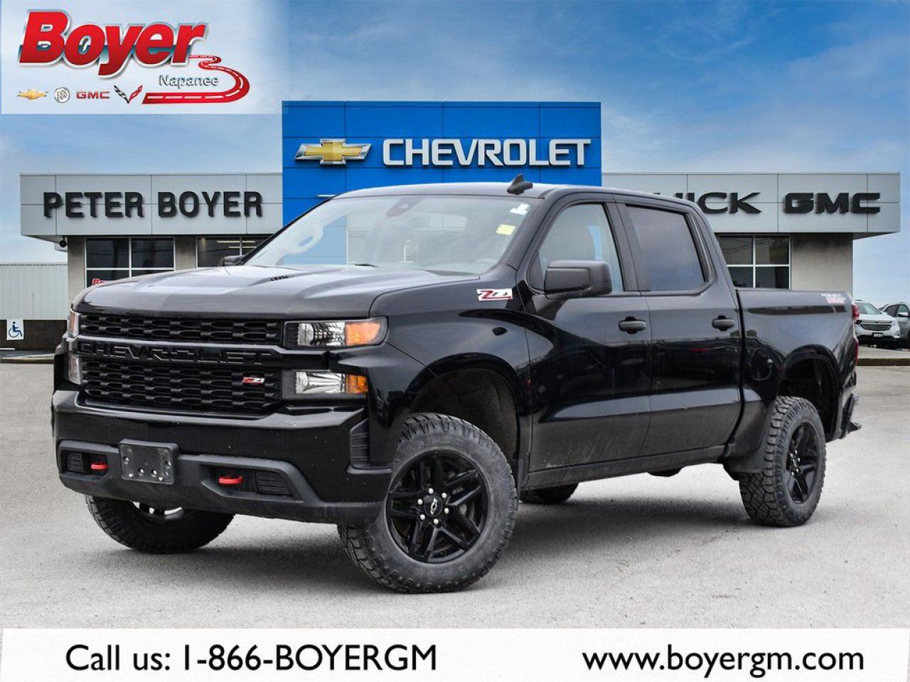 Used 2022 Chevrolet Silverado 1500 LTD Crew Cab Short Box 4-Wheel Drive Custom Trail Boss for sale in Napanee, ON