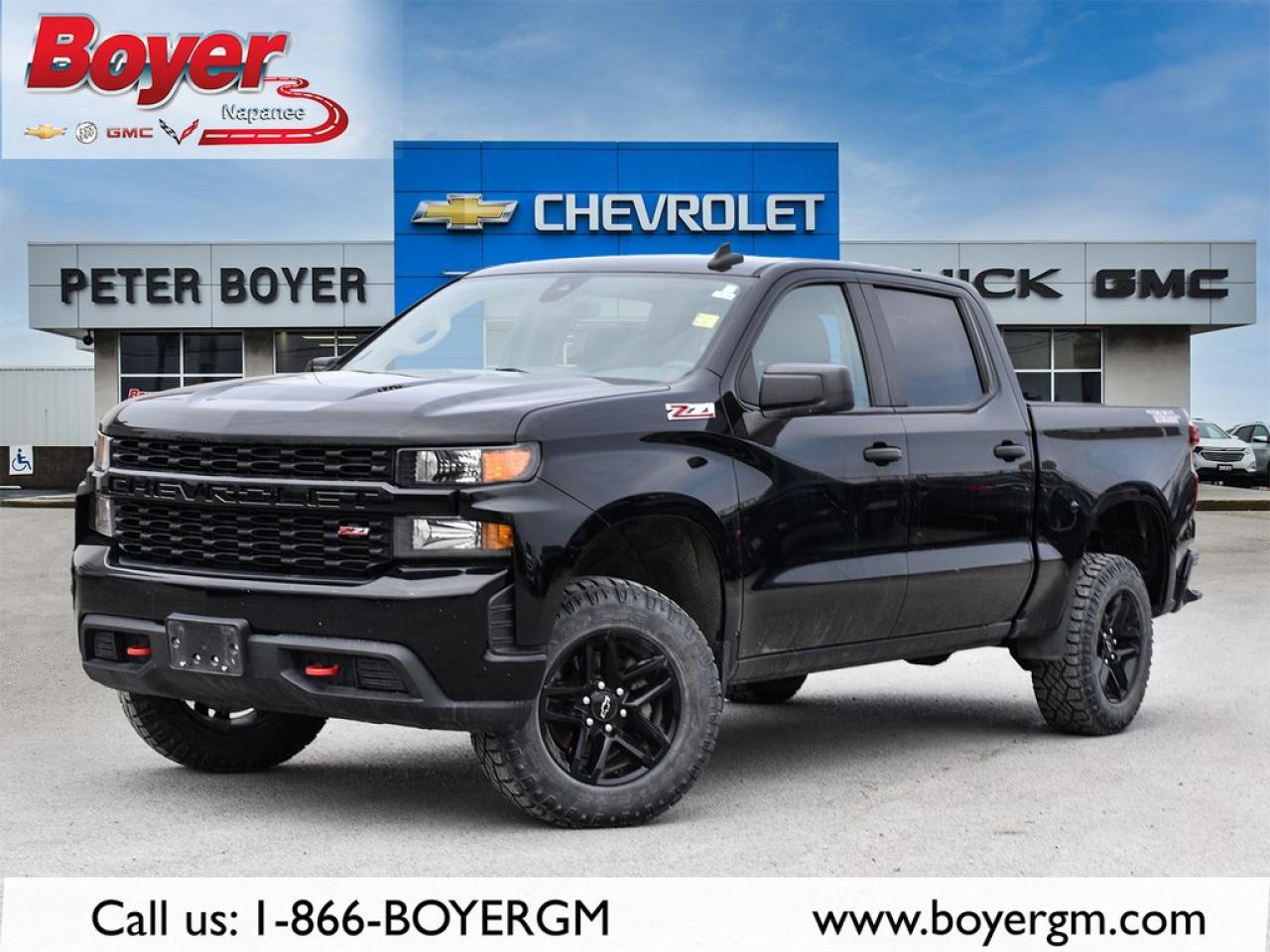 Used 2022 Chevrolet Silverado 1500 LTD Crew Cab Short Box 4-Wheel Drive Custom Trail Boss for sale in Napanee, ON