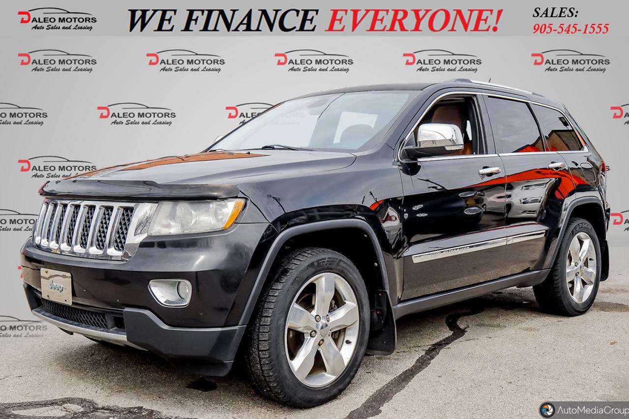 2012 Jeep Grand Cherokee Overland / SUNROOF / LTHR / WOODTRIM / B.CAM / 4X4 Photo9