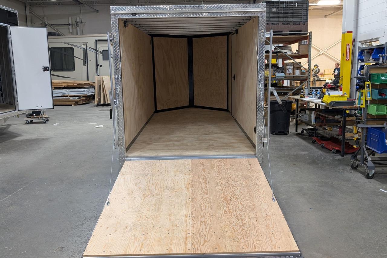 2025 Canadian Trailer Company 6x12  V-Nose Cargo Trailer Aluminum Single Axle