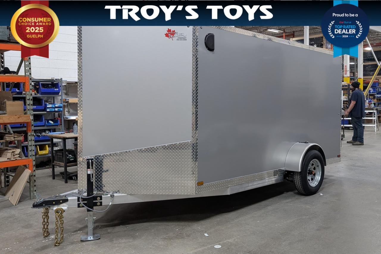 2025 Canadian Trailer Company 6x12  V-Nose Cargo Trailer Aluminum Single Axle