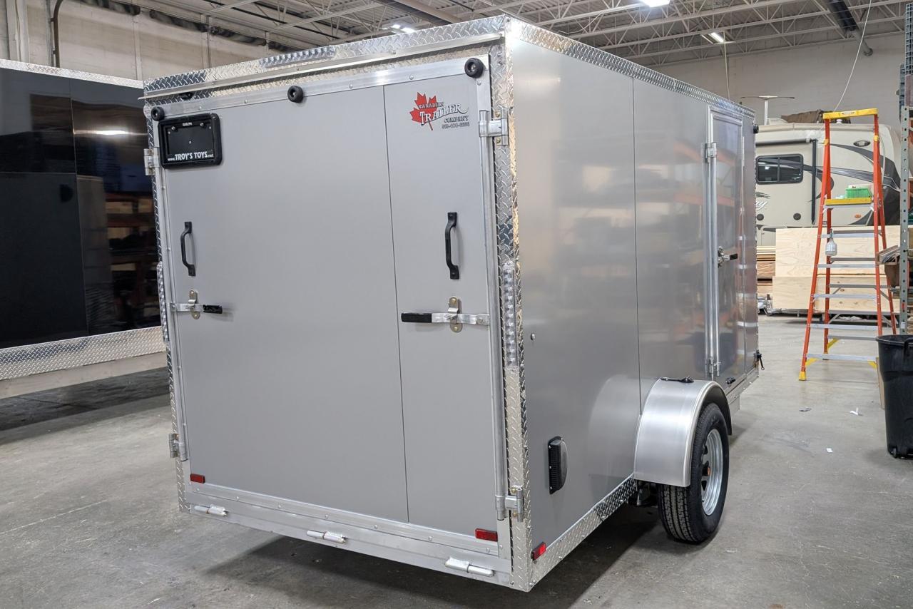 2025 Canadian Trailer Company 6x12  V-Nose Cargo Trailer Aluminum Single Axle