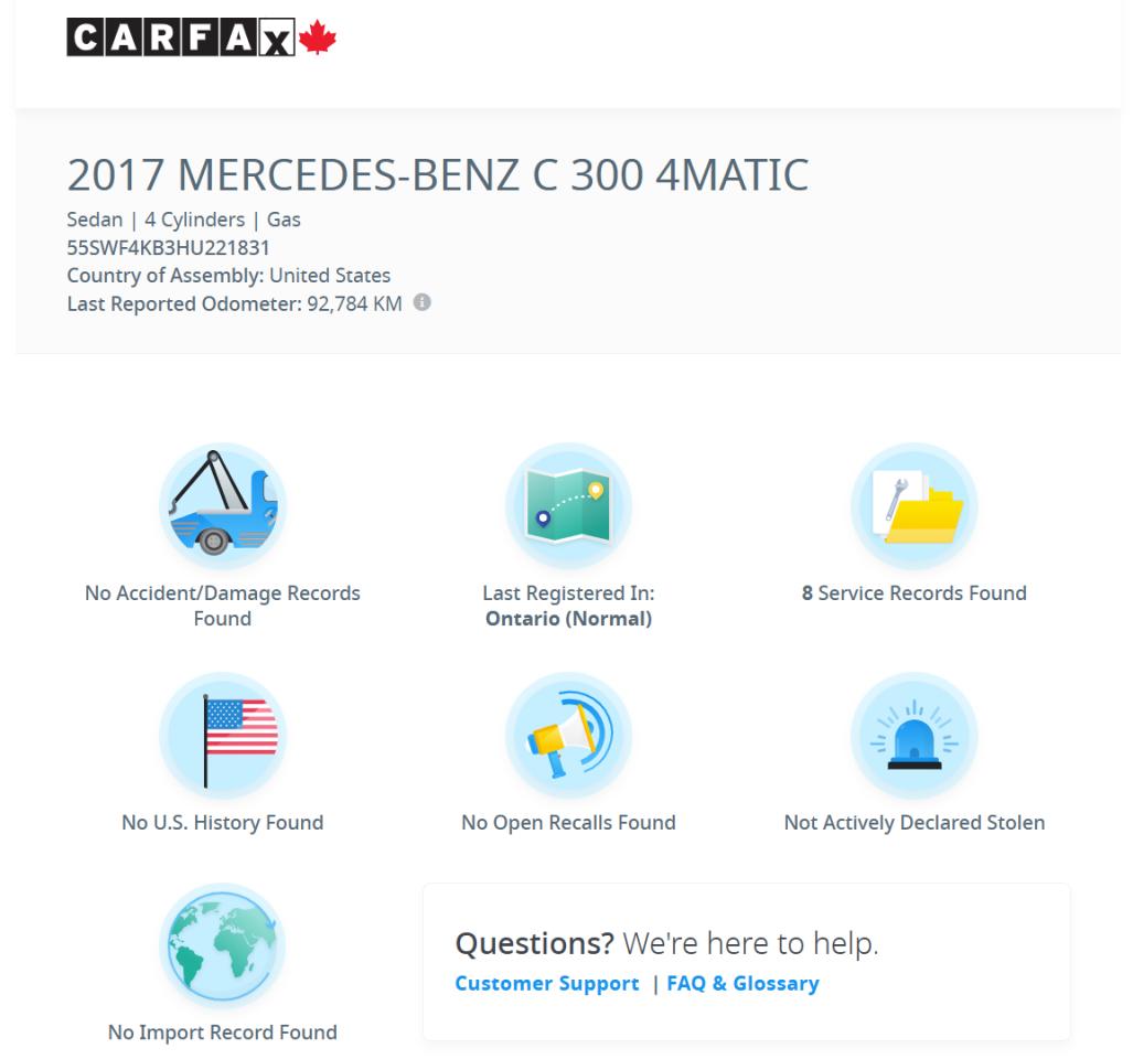 2017 Mercedes-Benz C-Class C300 4MATIC+Pano Roof+New Tires+CLEAN CARFAX - Photo #6