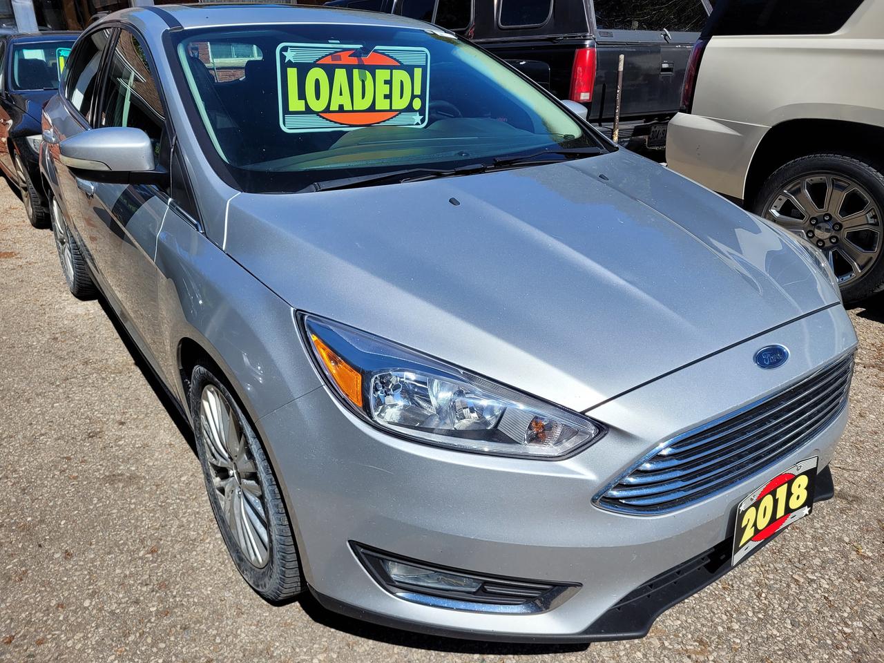 2018 Ford Focus Titanium Hatch Clean CarFax Financing Trades OK! - Photo #1