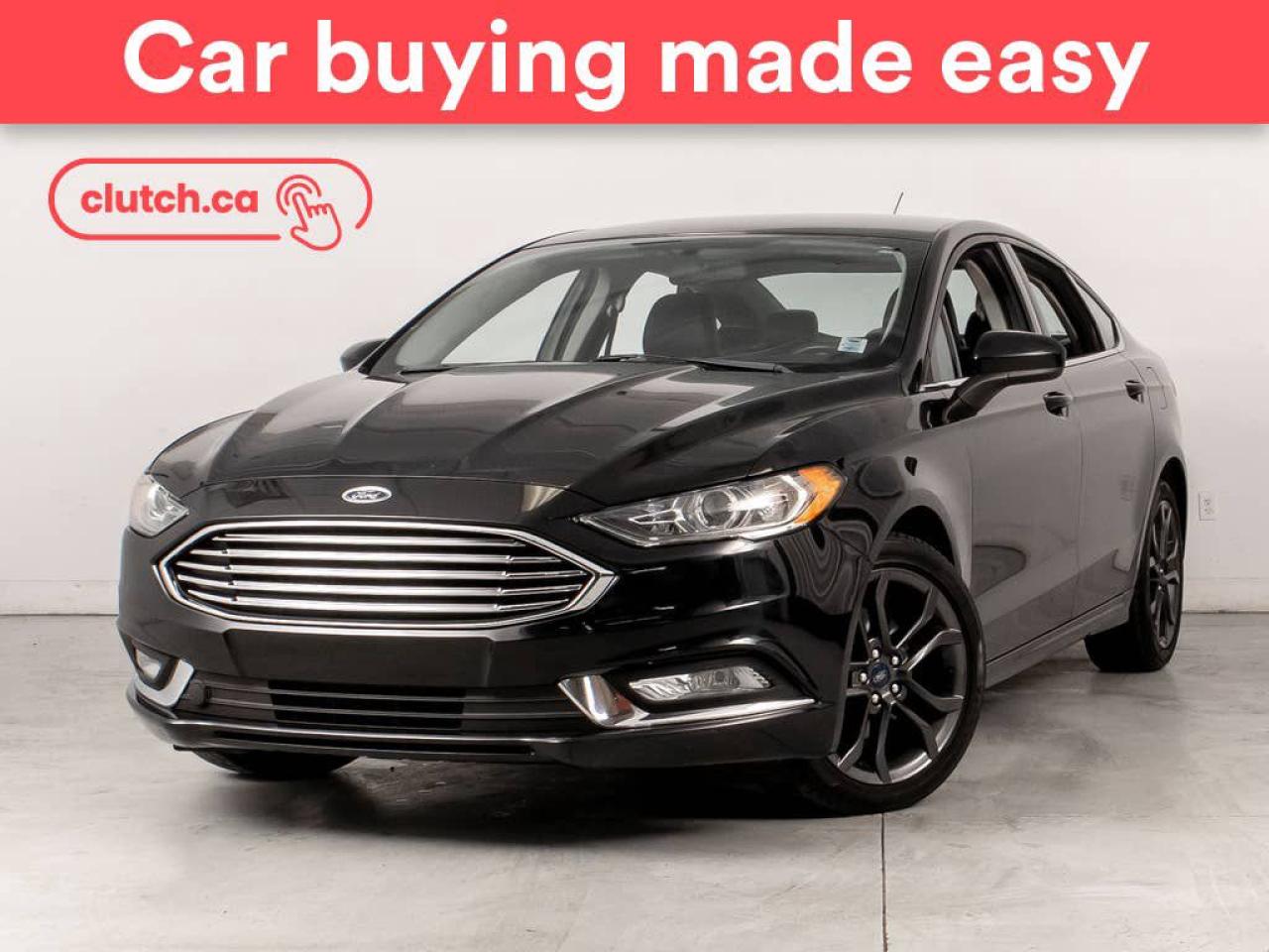 Used 2018 Ford Fusion SE w/ Apple CarPlay & Android Auto, Heated Front Seats, Backup Cam for sale in Bedford, NS
