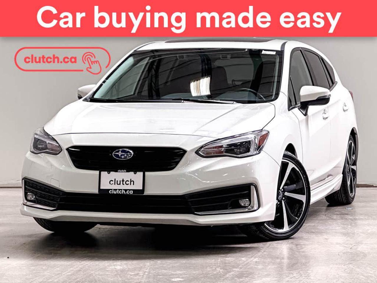 Used 2023 Subaru Impreza Sport-Tech AWD w/ EyeSight Pkg. w/ Apple CarPlay, Heated Front Seats, Rearview Cam for sale in Toronto, ON