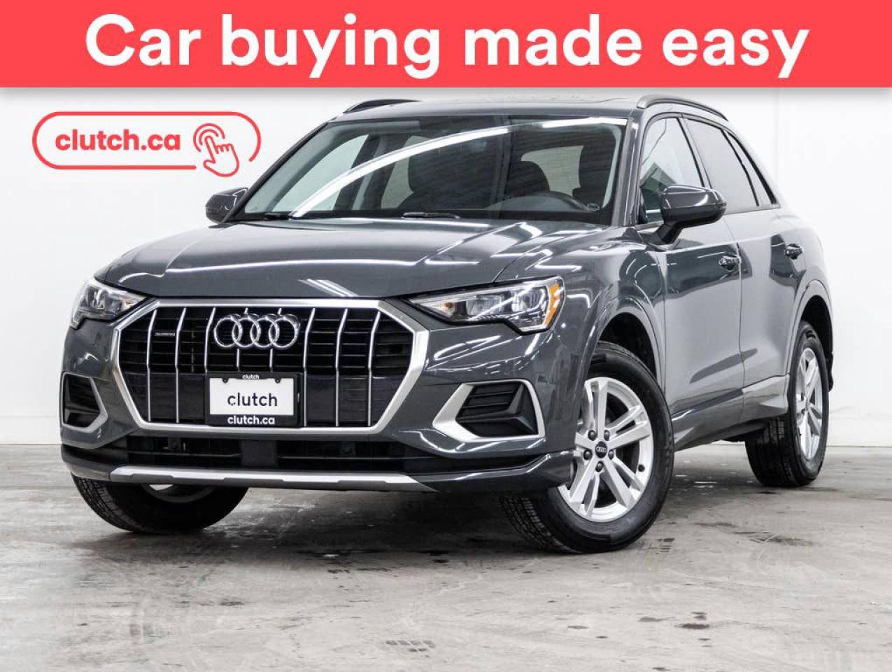 Used 2021 Audi Q3 40 Komfort AWD w/ Apple CarPlay & Android Auto, Rearview Cam, Dual Zone A/C for sale in Toronto, ON