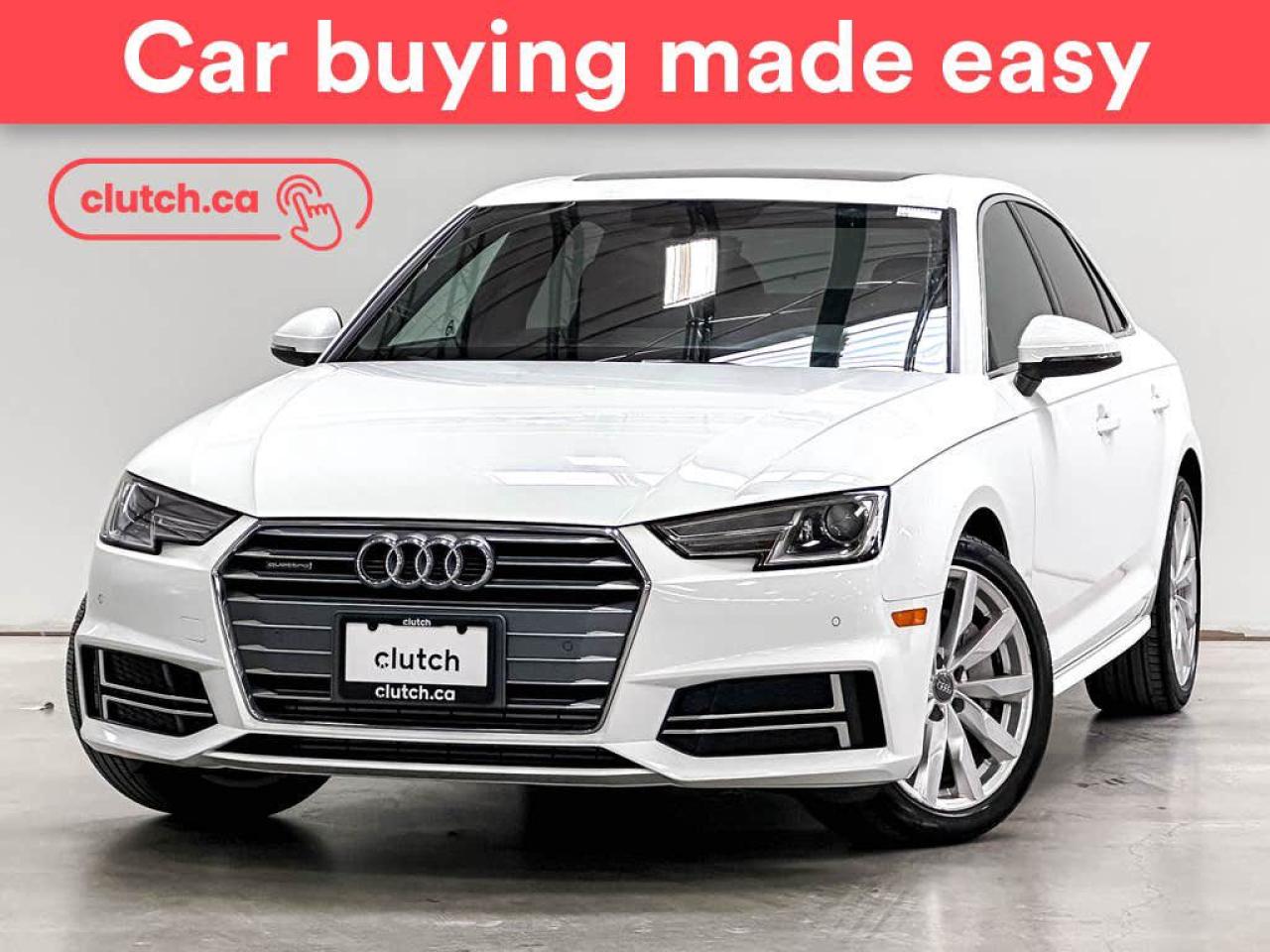 Used 2018 Audi A4 Komfort AWD w/ Apple CarPlay, Heated Front Seats, Rearview Cam for sale in Toronto, ON