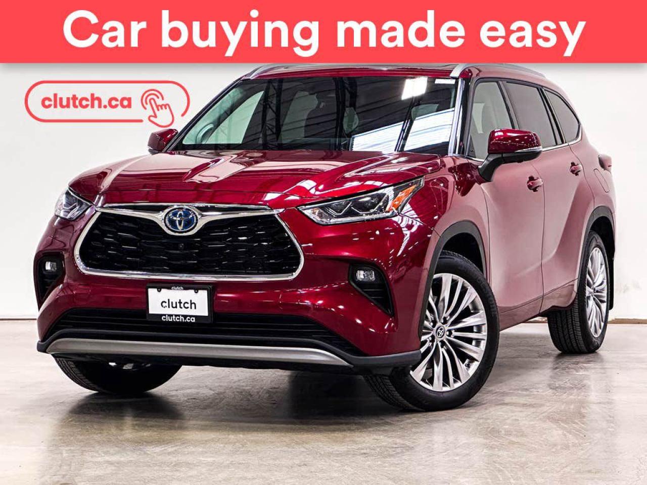 Used 2024 Toyota Highlander HYBRID Limited AWD w/ Platinum Pkg. w/ Apple CarPlay, Heated Front Seats, Rearview Cam for sale in Toronto, ON