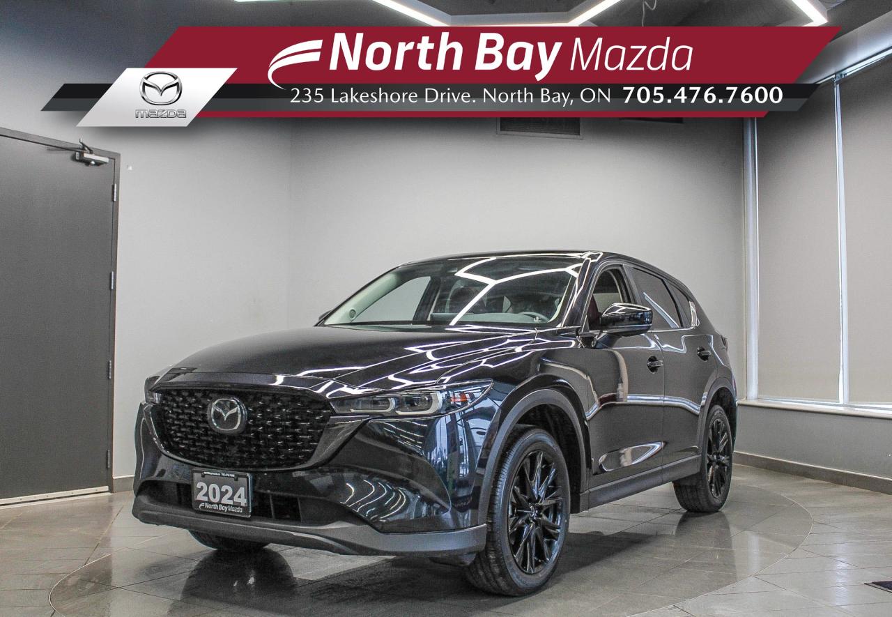 Used 2024 Mazda CX-5 Kuro CLEAN CARFAX - HEATED SEATS/STEERING WHEEL - GARNET RED LEATHER SEATS for sale in North Bay, ON