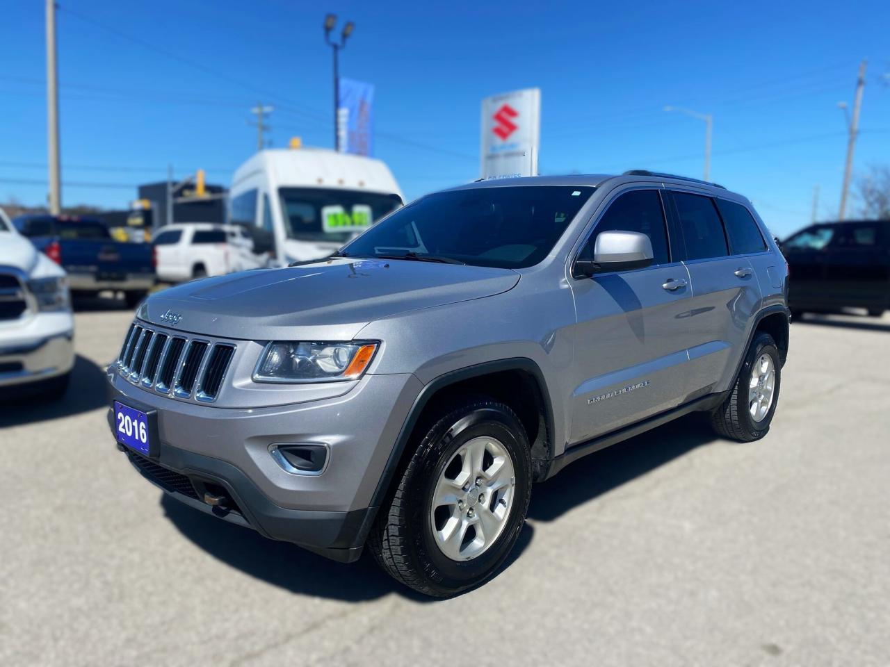 Used 2016 Jeep Grand Cherokee Laredo 4x4 ~Heated Seats ~Bluetooth ~Cam ~Moonroof for sale in Barrie, ON