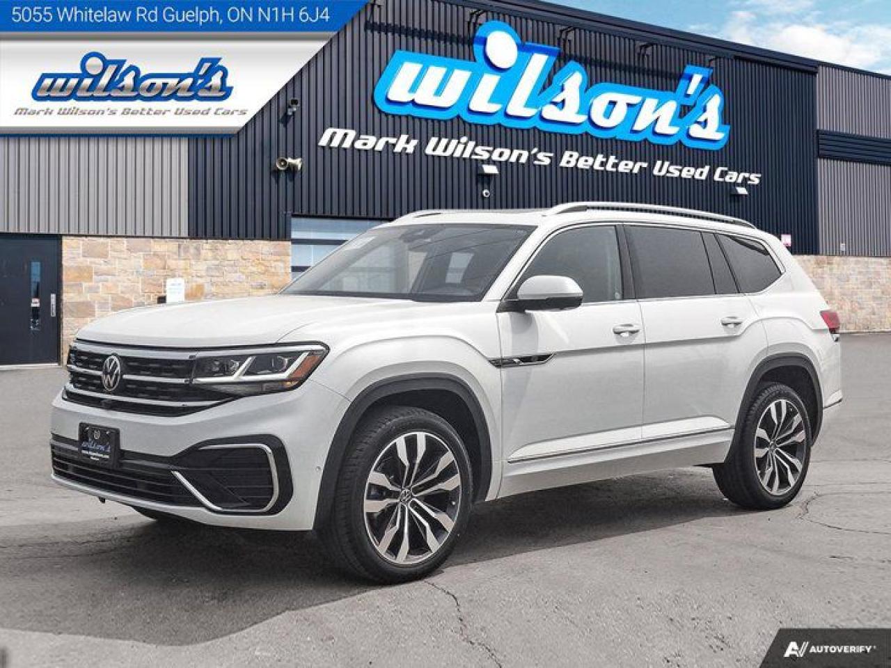 Used 2023 Volkswagen Atlas Execline R-Line AWD | Leather | Pano Roof | Nav | Fender Audio | 360 Camera | Cooled & Heated Seats for sale in Guelph, ON