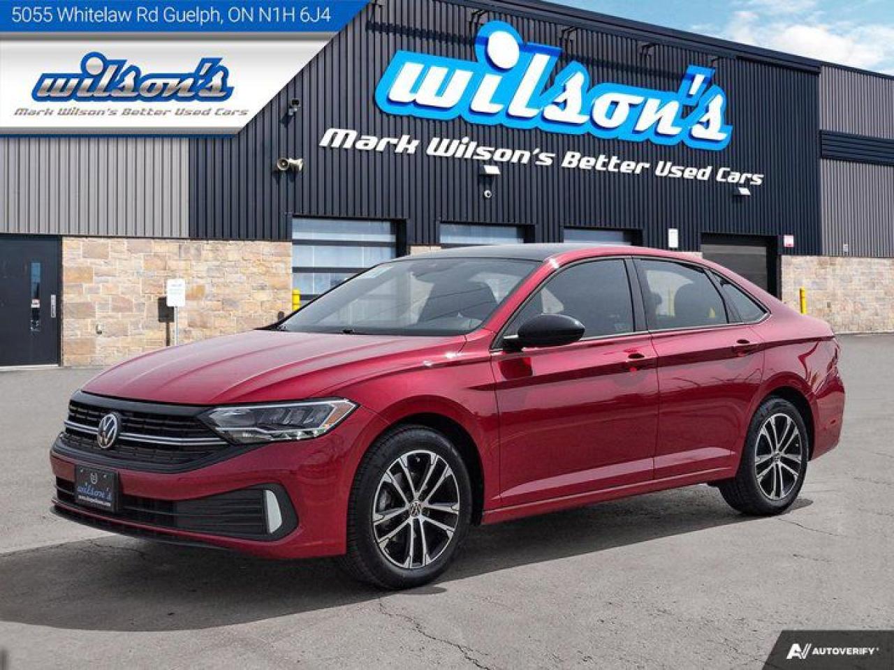 Used 2022 Volkswagen Jetta Comfortline | Sport | Leather | Pano Roof | Adaptive Cruise | Heated Steering + Seats | and More ! for sale in Guelph, ON