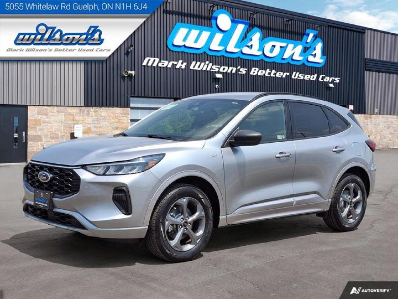 Used 2023 Ford Escape ST-Line AWD | Leather Trim  | Htd Steering + Seats | Remote Start | Pwr Seats | CarPlay + Android | for sale in Guelph, ON