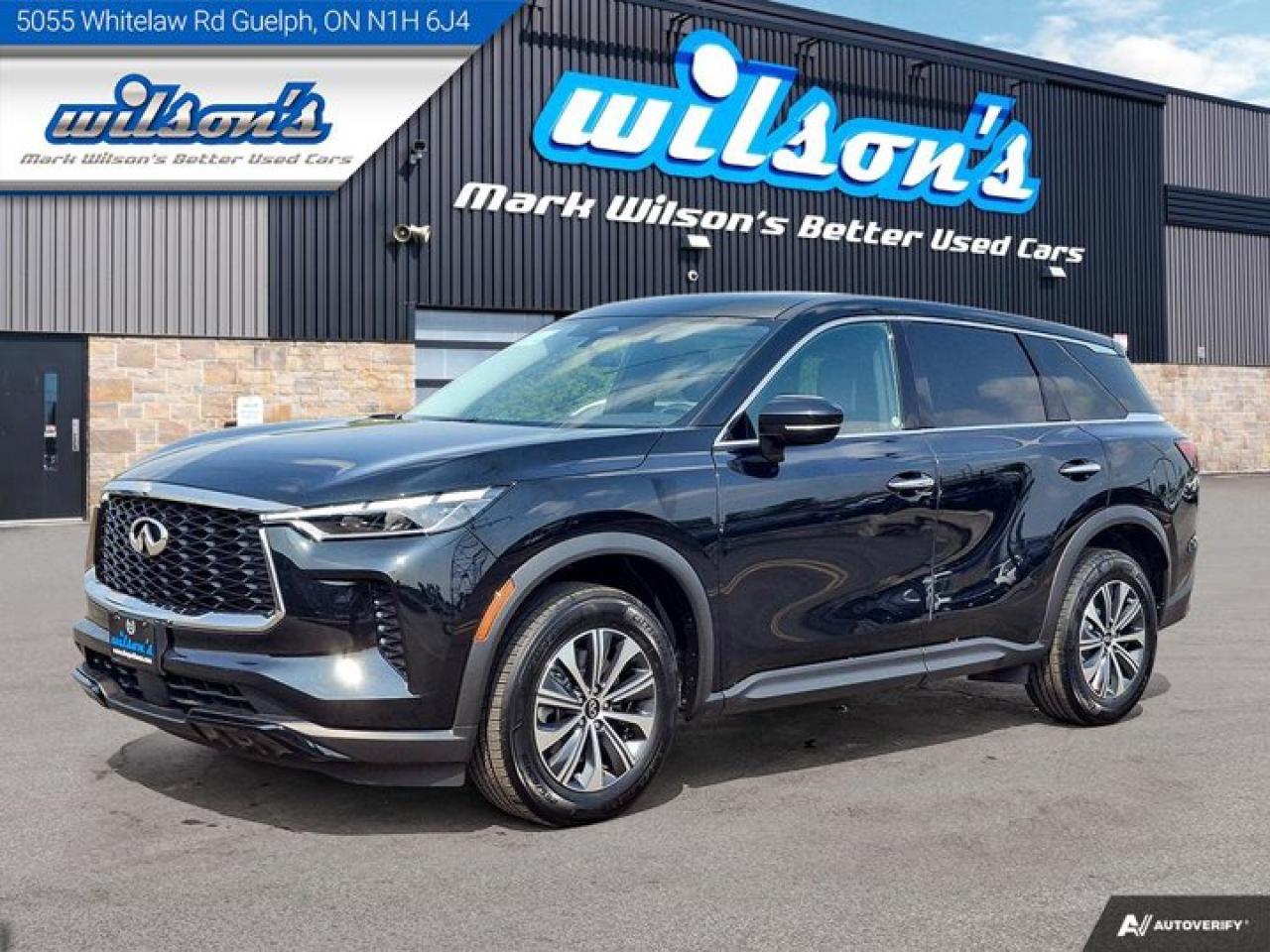 Used 2023 Infiniti QX60 PURE AWD | Leather | Sunroof | Heated Seats | CarPlay + Android | Rear Camer | and More ! for sale in Guelph, ON