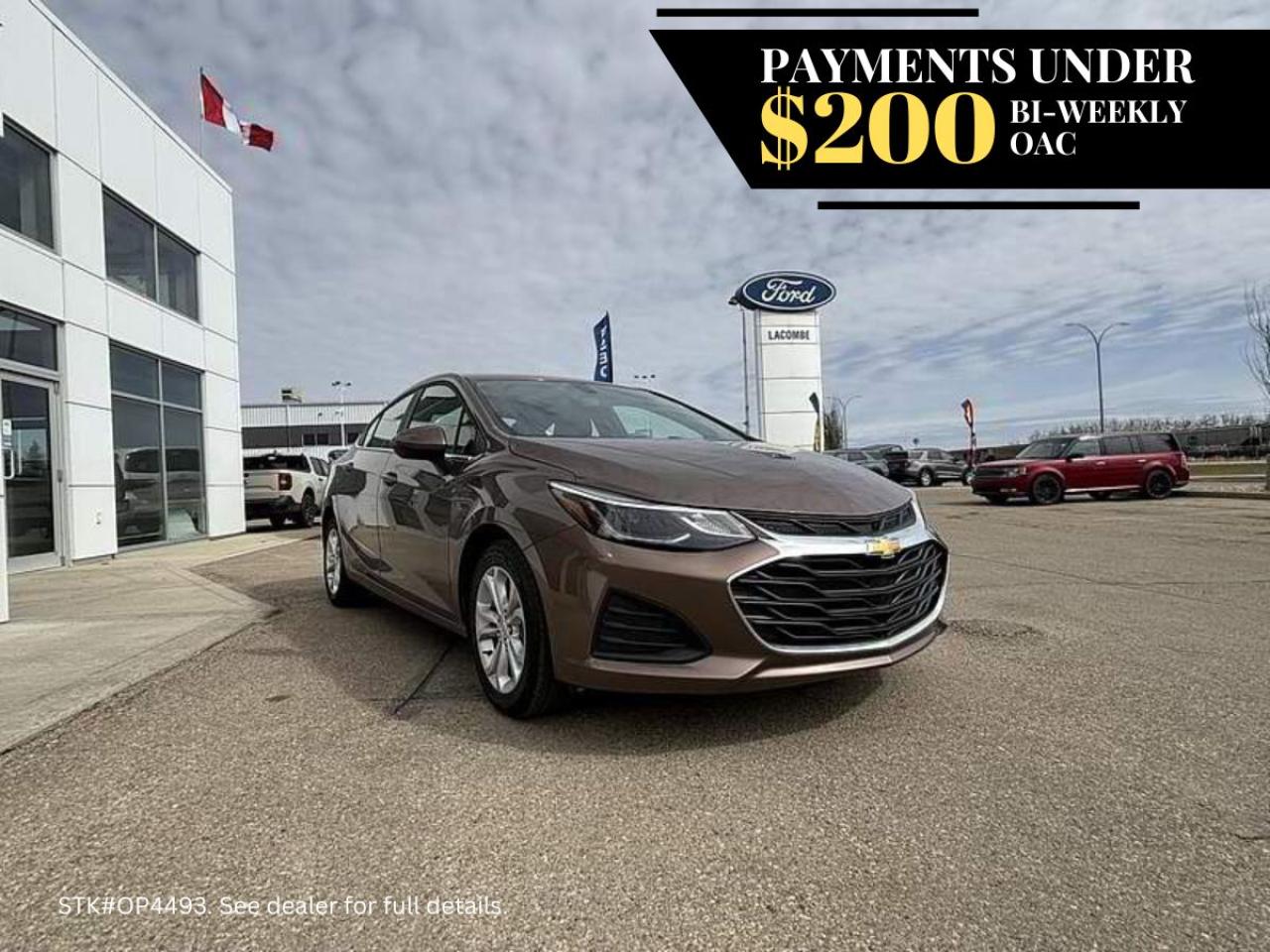 Used 2019 Chevrolet Cruze LT for sale in Lacombe, AB