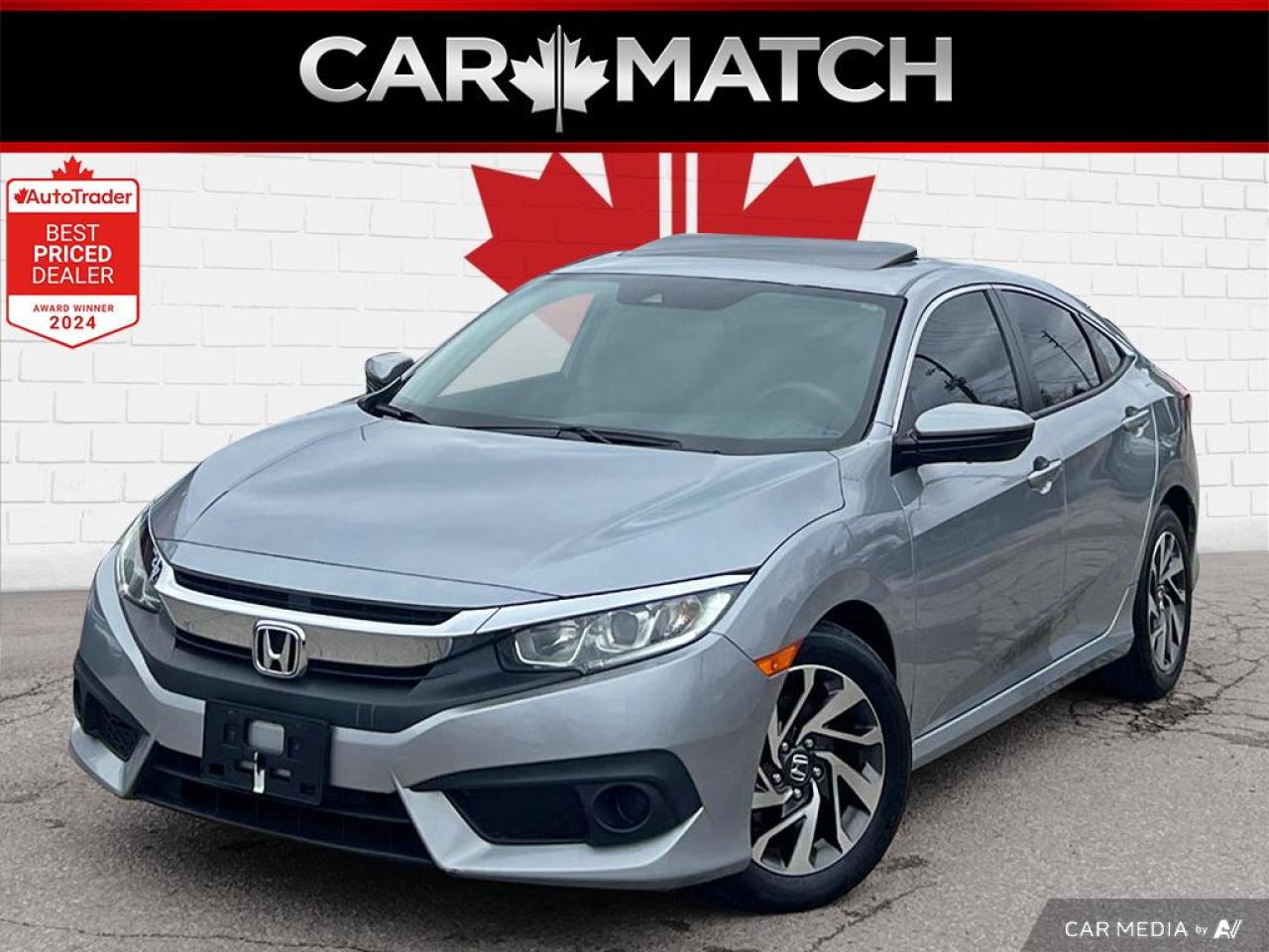 Used 2017 Honda Civic EX / ROOF / HTD SEATS / ROOF / ALLOYS for sale in Cambridge, ON