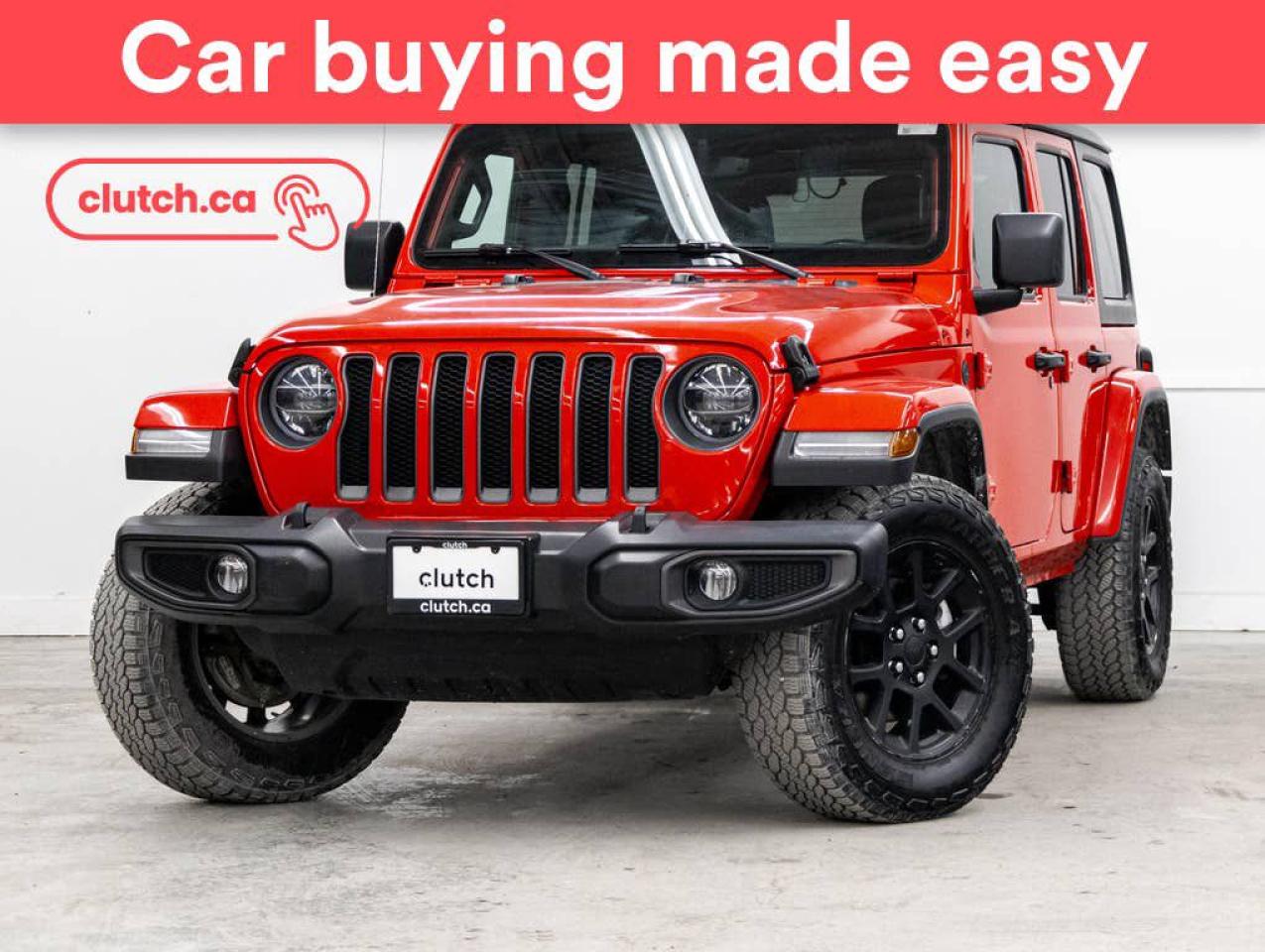 Used 2021 Jeep Wrangler Sport S 80th Anniversary 4x4 w/ Apple CarPlay & Android Auto, Rearview Cam, Nav for sale in Toronto, ON