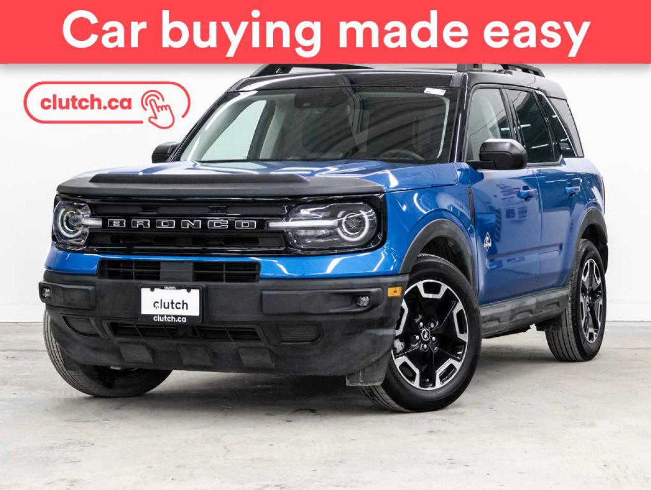 Used 2022 Ford Bronco Sport Outer Banks w/Apple CarPlay & Android Auto, Sunroof, Rearview Cam for sale in Toronto, ON