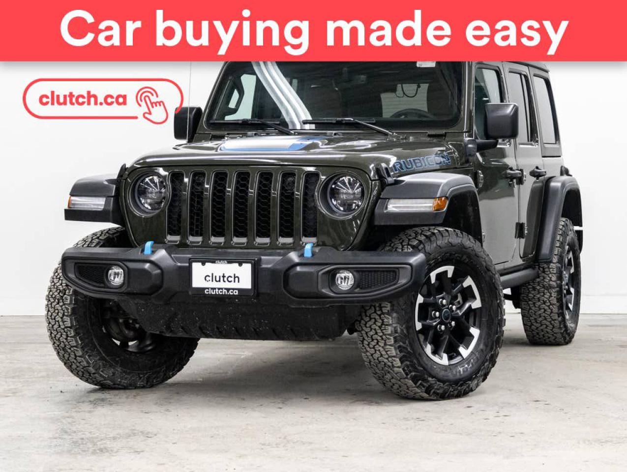Used 2023 Jeep Wrangler 4xe Unlimited Rubicon 4x4 w/ Apple CarPlay & Android Auto, Rearview Cam, Nav for sale in Toronto, ON
