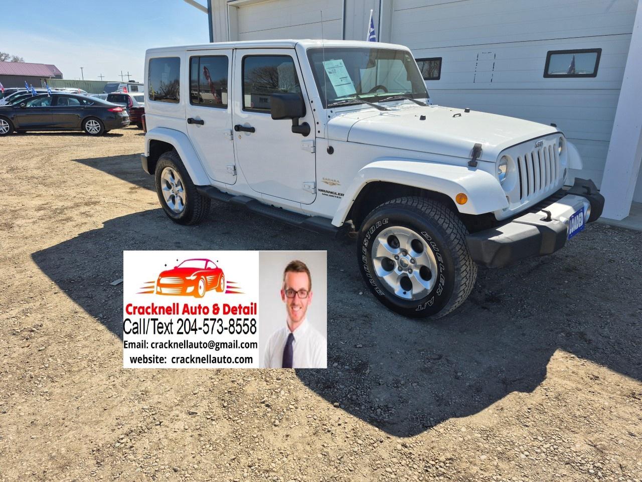 Used 2014 Jeep Wrangler UNLIMITED 4WD 4DR SAHARA for sale in Carberry, MB
