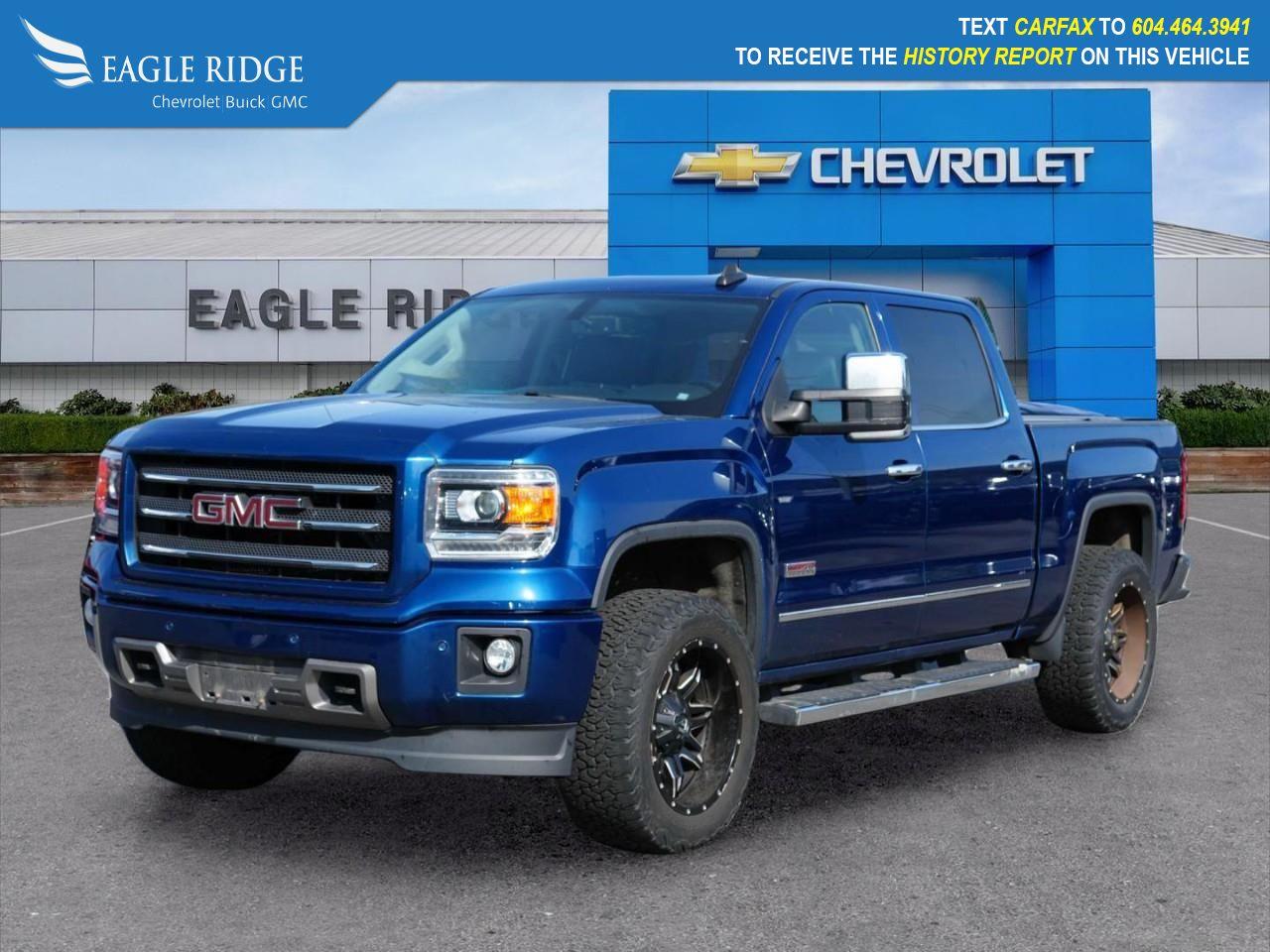 Used 2015 GMC Sierra 1500 SLT Remote Keyless Entry, Remote keyless entry, Remote Vehicle Starter System, Single Slot CD/MP3 Player, SiriusXM Satellite Radio, Steering Wheel Audio Controls, Steering wheel mounted audio controls, Tr for sale in Coquitlam, BC