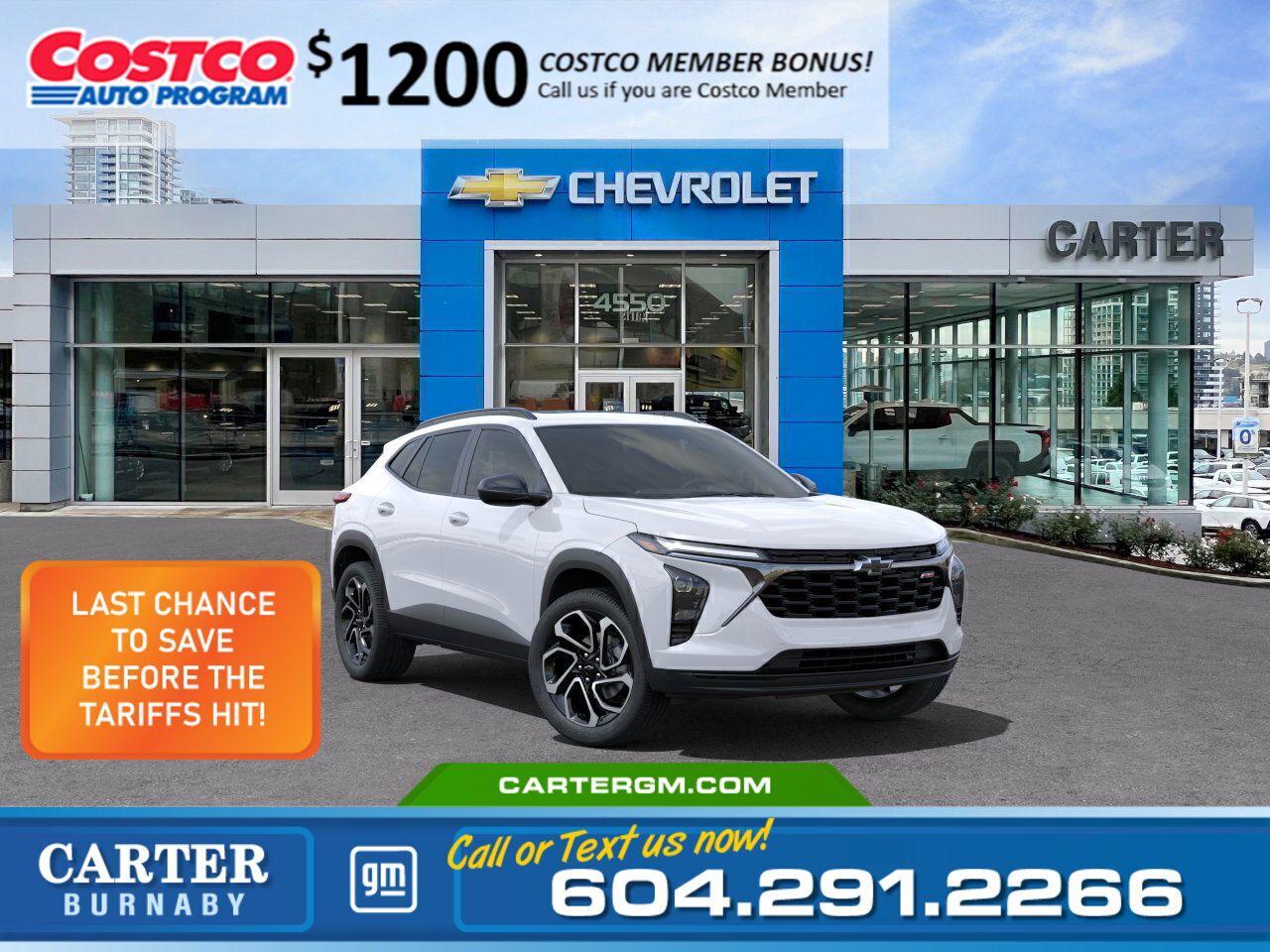 New 2025 Chevrolet Trax FWD | Beat the Tariffs — Lock In Your Price Now! for sale in Burnaby, BC