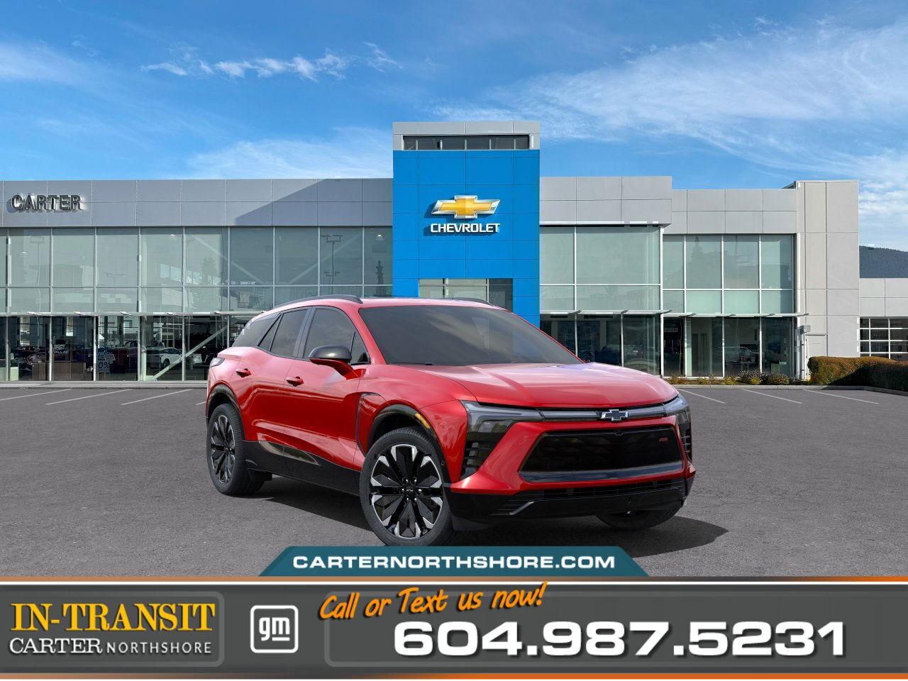 New 2025 Chevrolet Blazer EV 3RS AWD | Pwr Sunroof/HUD/521Km Range for sale in North Vancouver, BC