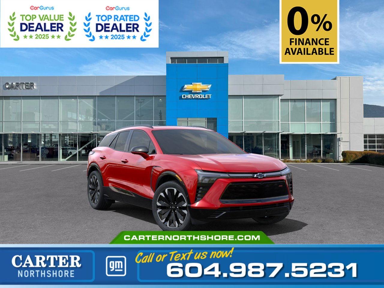 New 2025 Chevrolet Blazer EV 3RS AWD | 0% FINANCE AVAILABLE - LIMITED TIME! for sale in North Vancouver, BC