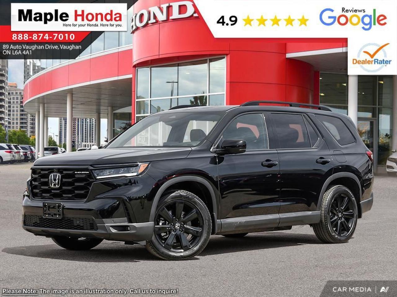 New 2025 Honda Pilot 4DR AWD BLACK EDITIO for sale in Vaughan, ON