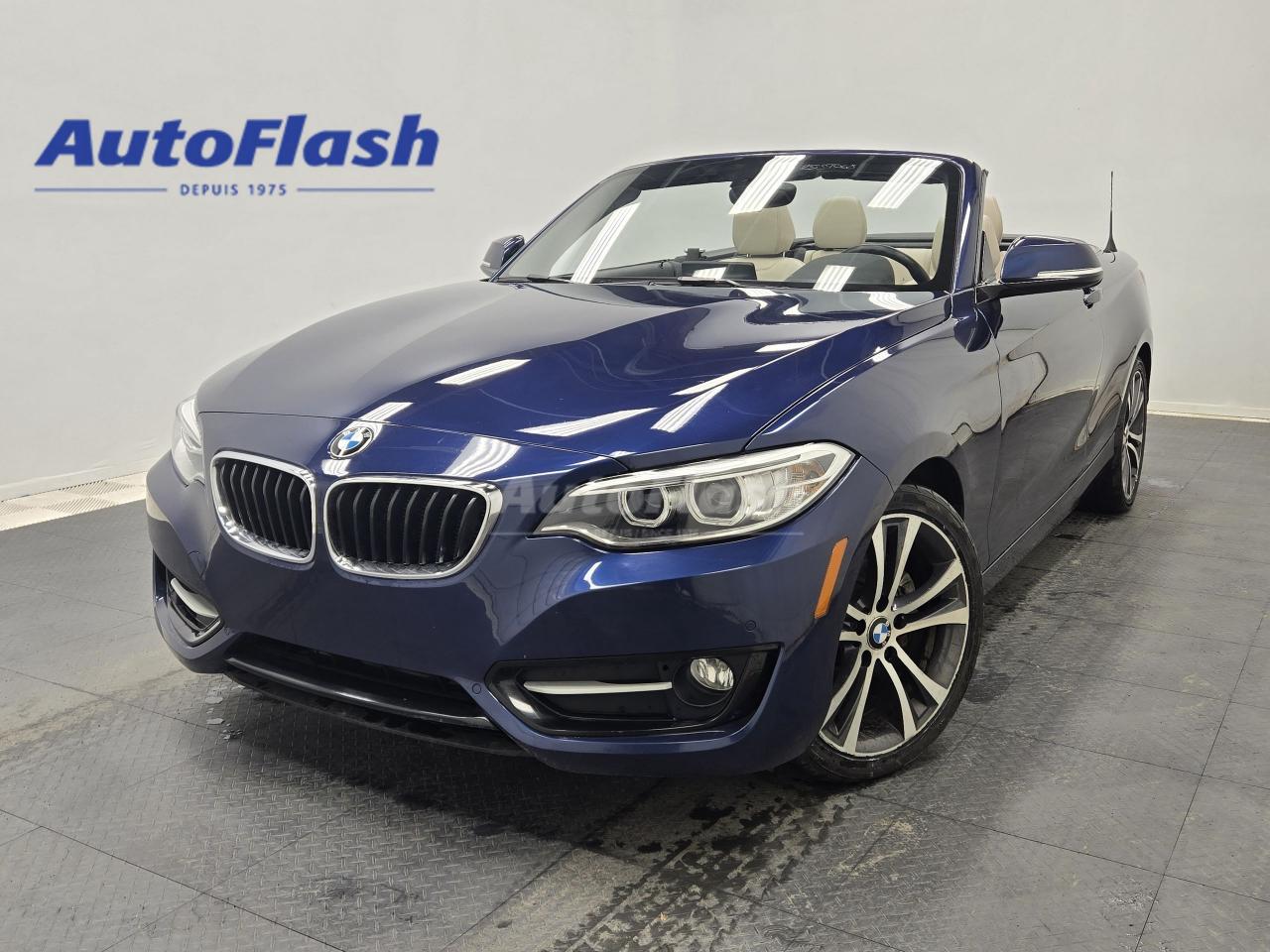 Used 2015 BMW 228i xDrive AWD, CAMERA, BLUETOOTH, DECAPOTABLE, VOLANT CHAUFF for sale in Saint-Hubert, QC