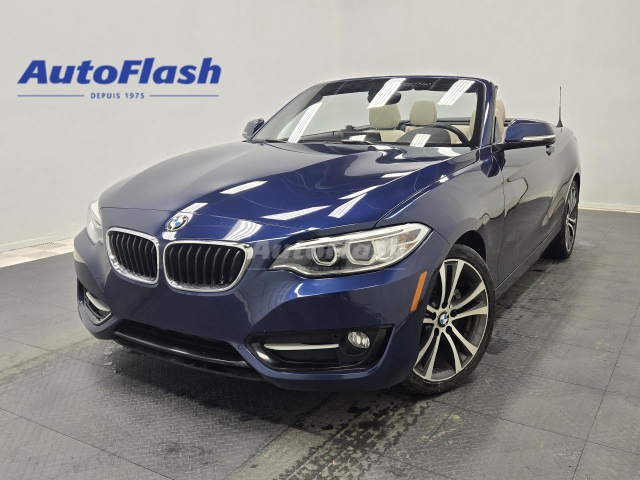 Used 2015 BMW 228i xDrive AWD, CAMERA, BLUETOOTH, DECAPOTABLE, VOLANT CHAUFF for sale in Saint-Hubert, QC