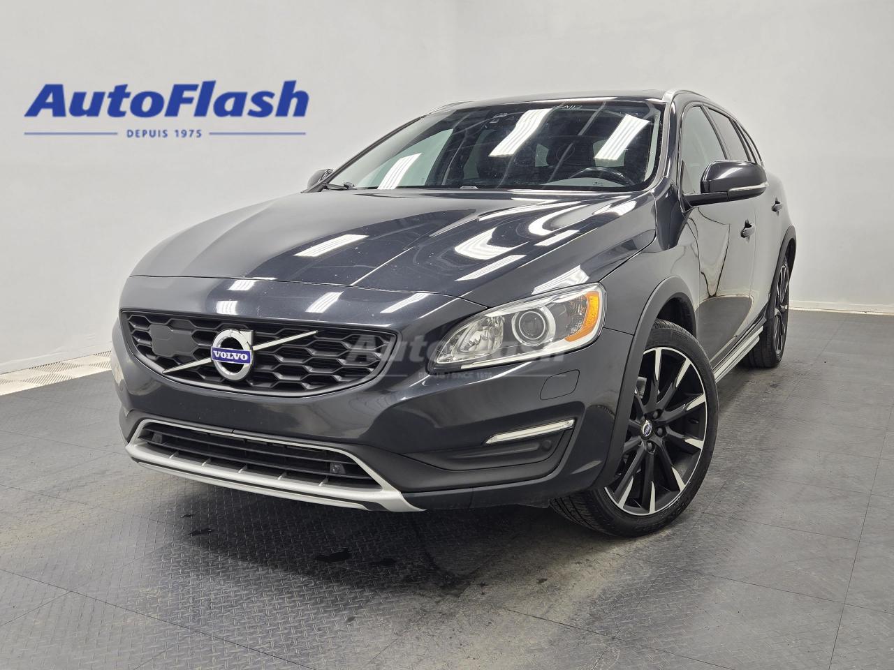 Used 2018 Volvo V60 Cross Country T5 PREMIER, CUIR, VOLANT CHAUFFANT, TOIT OUVRANT for sale in Saint-Hubert, QC