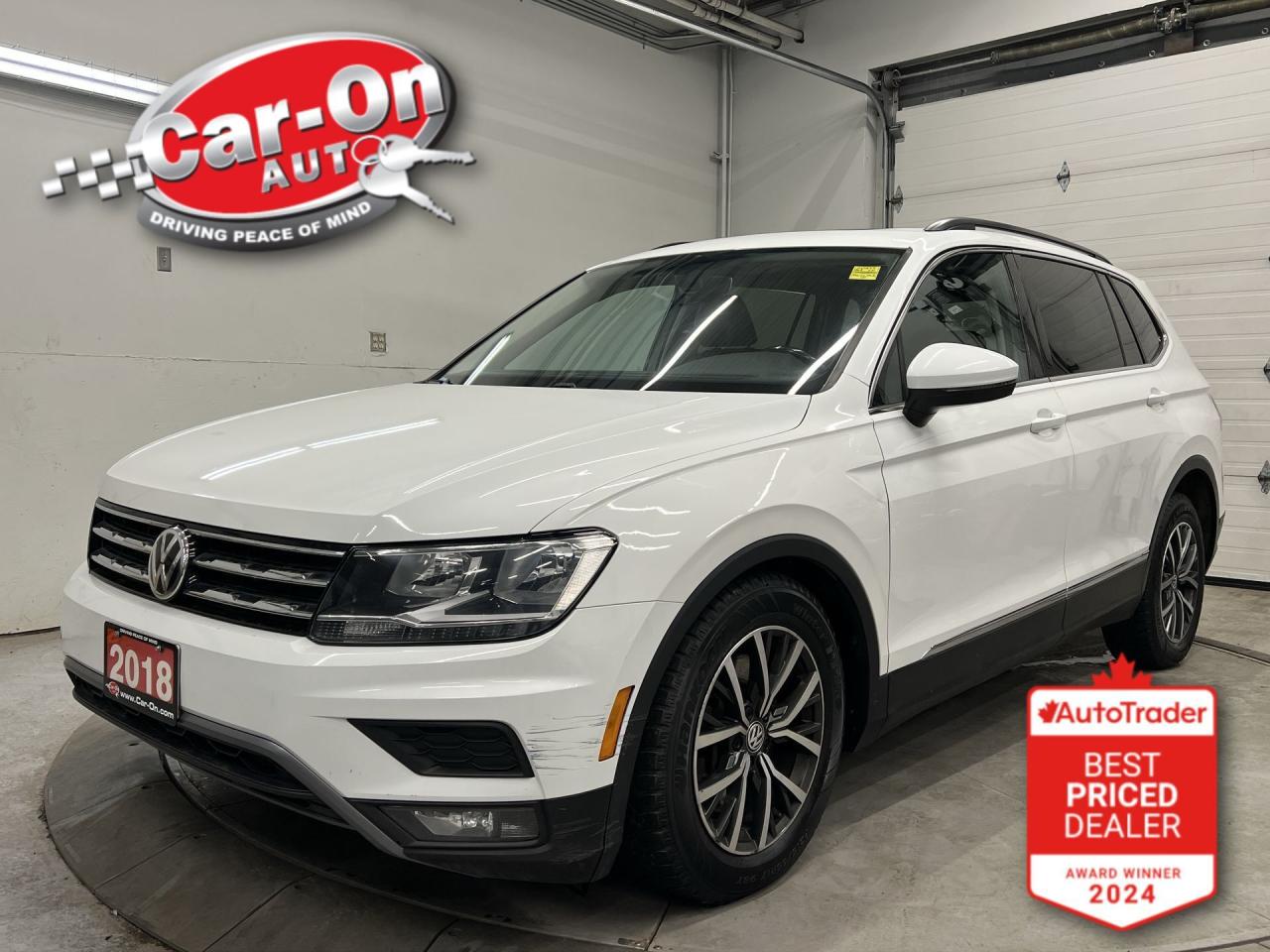 LOW KMS!!! Comfortline all-wheel drive w/ leather, panoramic sunroof, heated seats, Android Auto/ Apple CarPlay, blind spot monitor, rear cross-traffic alert, pre-collision system, backup camera, 17-inch alloys, dual-zone climate control, automatic headlights w/ auto highbeams, keyless entry w/ push start, full power group incl. power seat, rain-sensing wipers, fog lights, leather-wrapped steering wheel, cruise control, Bluetooth and Sirius XM!!