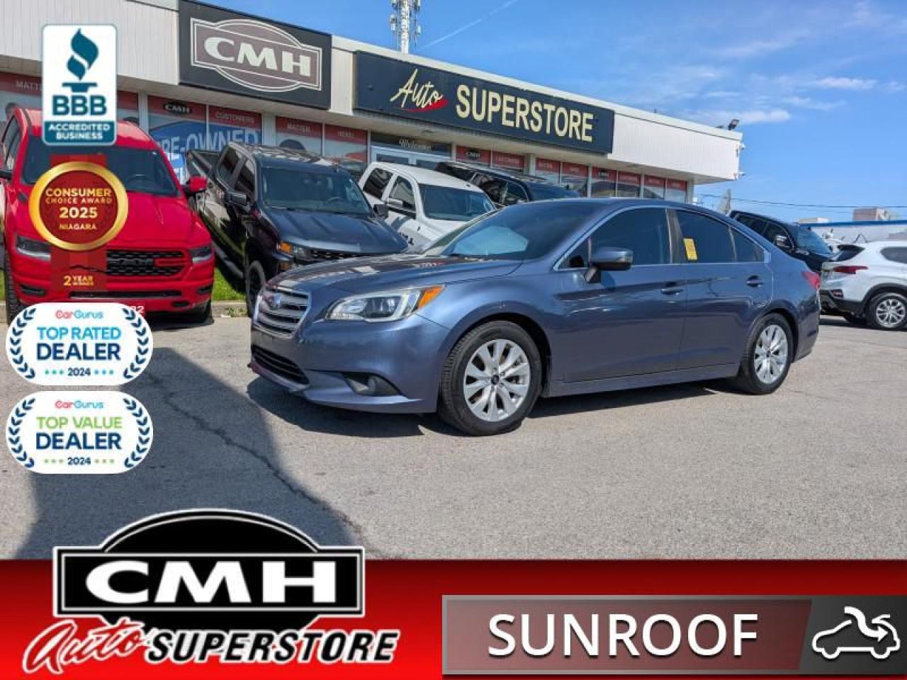 2017 Subaru Legacy 3.6R w/Touring Pkg  **V6 - AWD - ROOF**