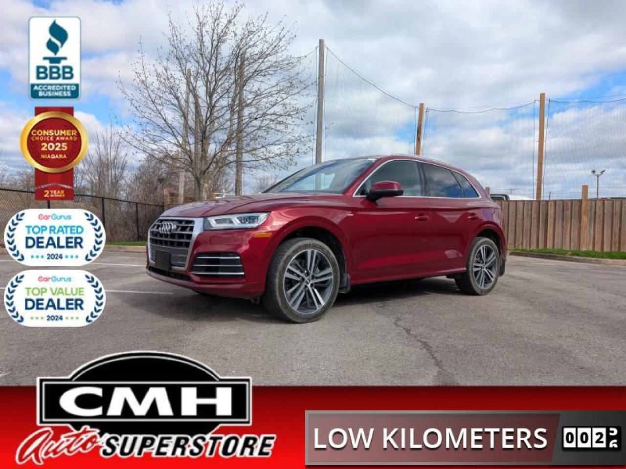 2018 Audi Q5 2.0T Progressiv S-Line  **LOW KMS**