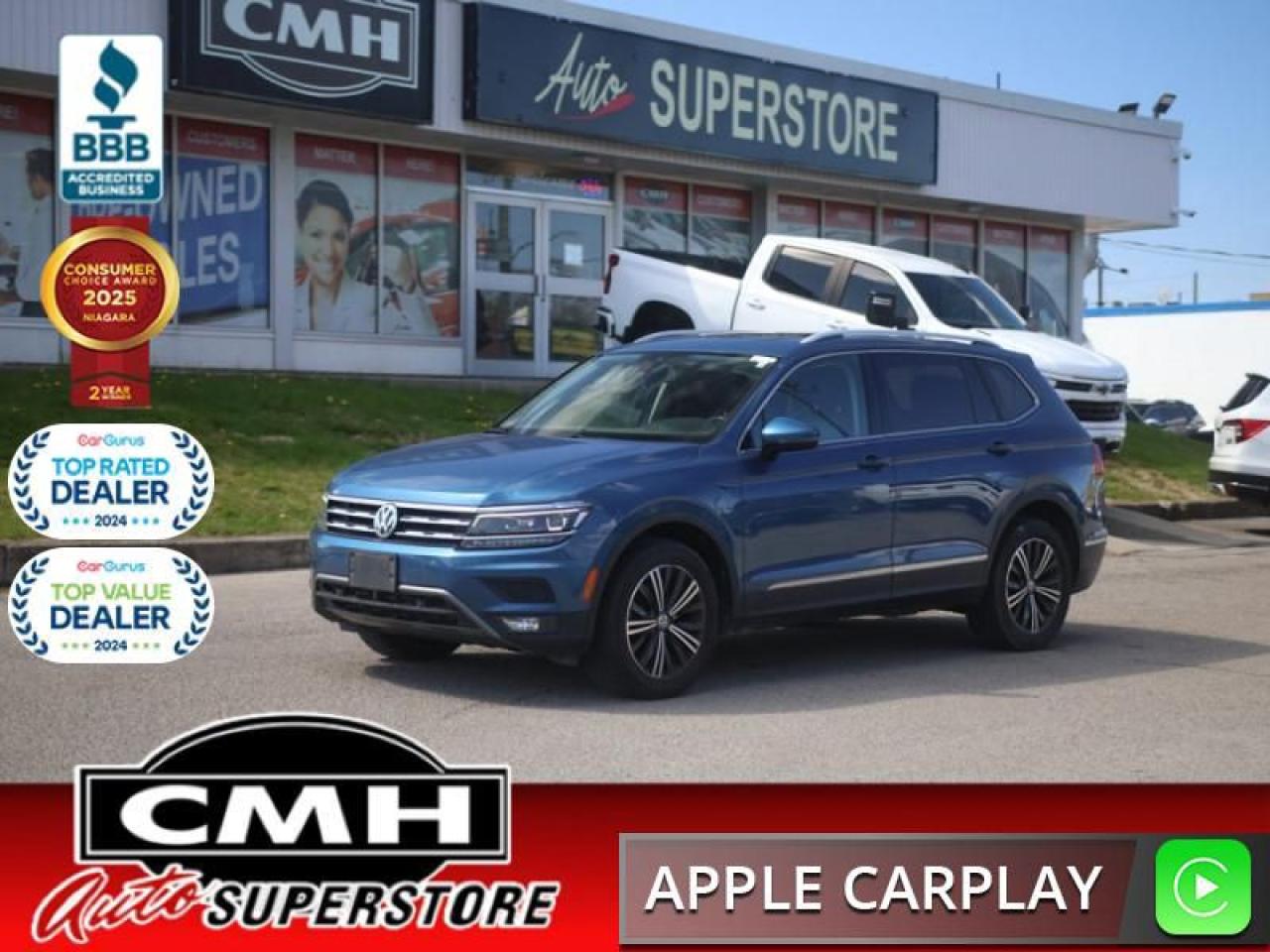 2018 Volkswagen Tiguan Highline 4MOTION  **7 PASS - ROOF**