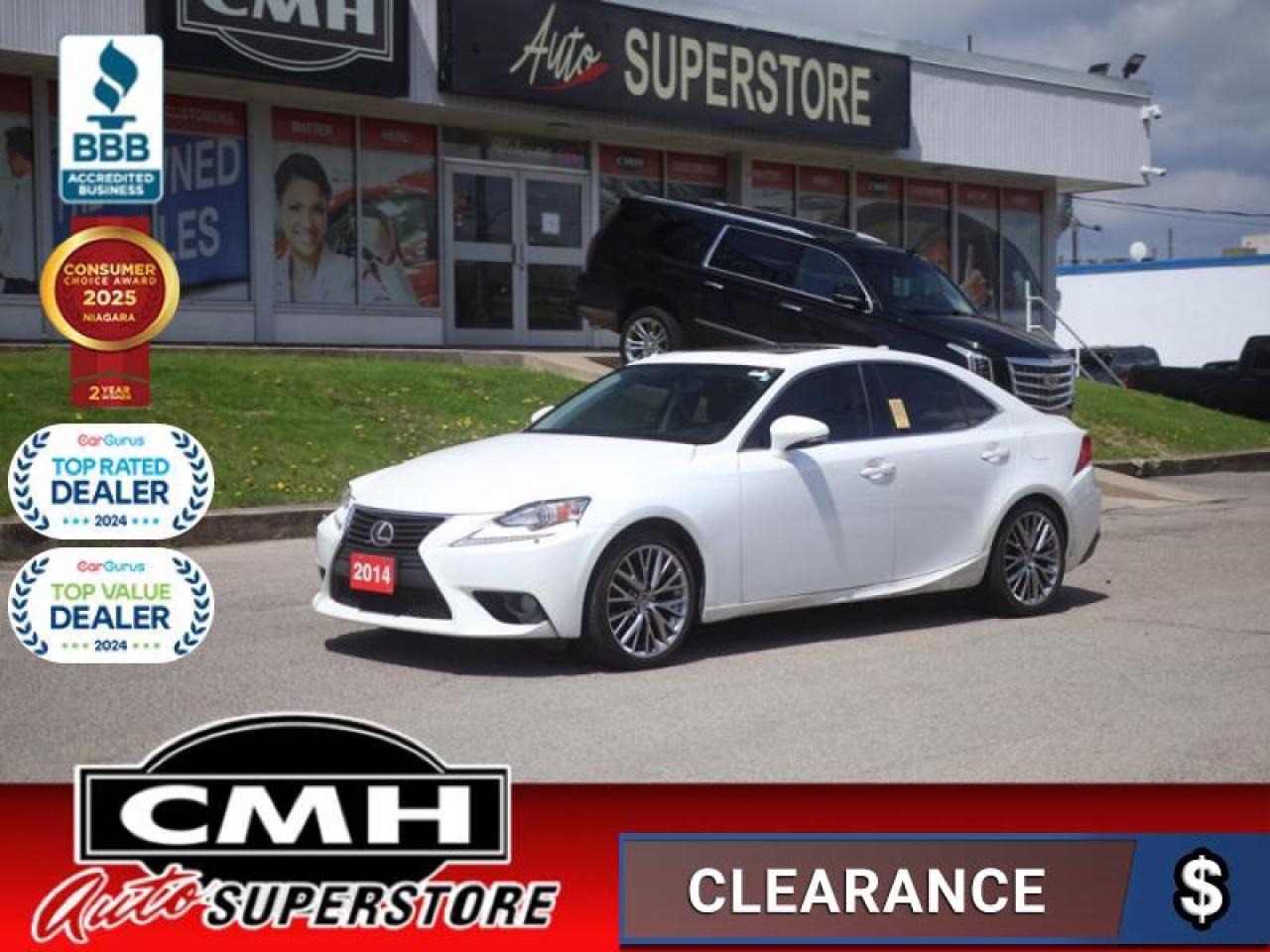 Used 2014 Lexus IS 250 250  **SUNROOF - BLIND SPOT - HTD SW** for sale in St. Catharines, ON