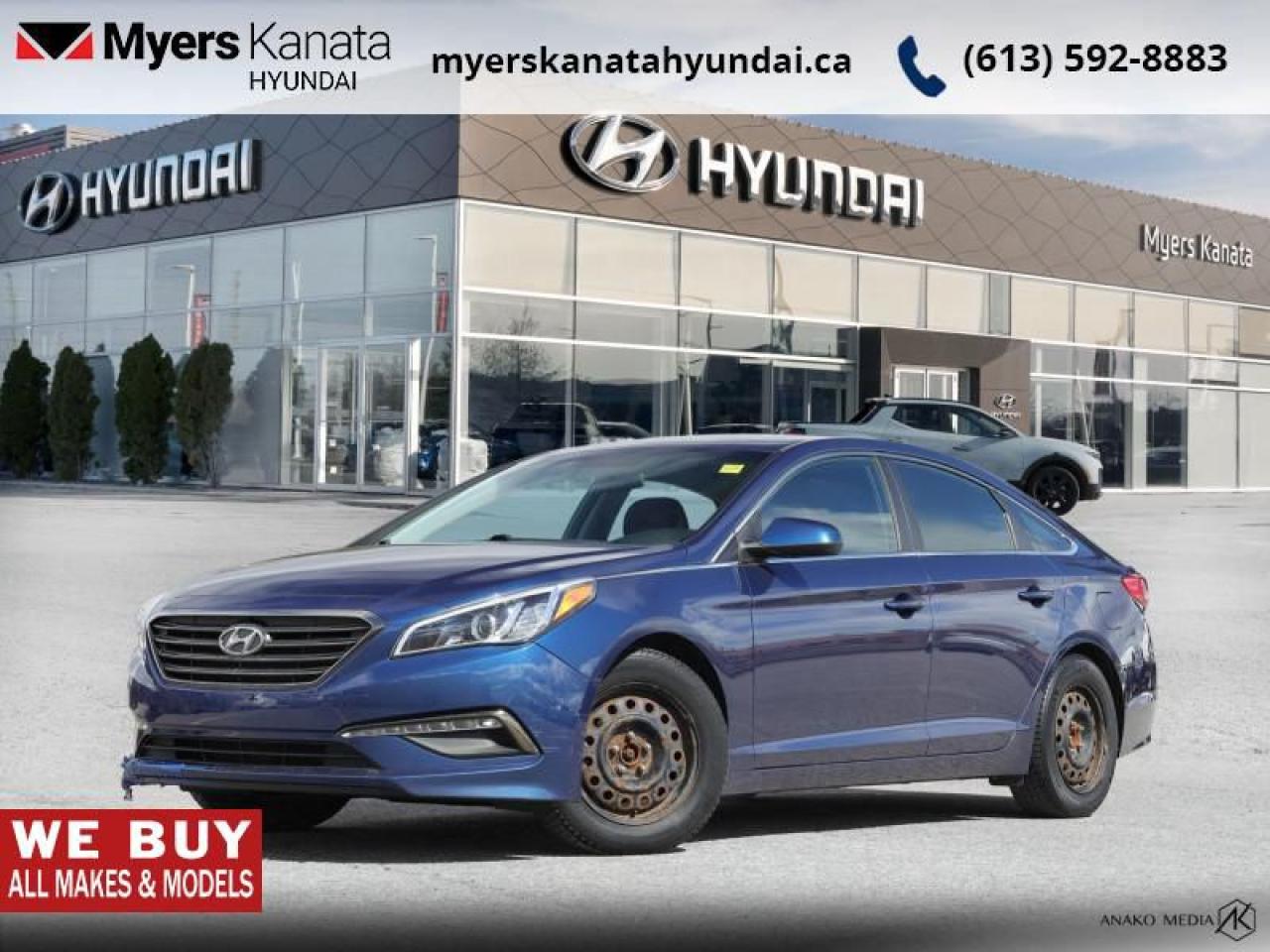 Used 2016 Hyundai Sonata GL  - Bluetooth -  Heated Seats - $44.69 /Wk for sale in Kanata, ON
