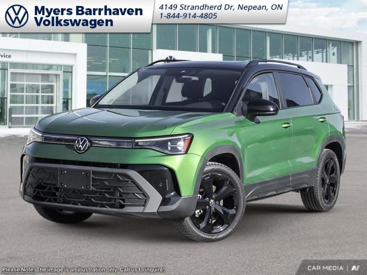 New 2025 Volkswagen Taos Comfortline Black Edition for sale in Nepean, ON