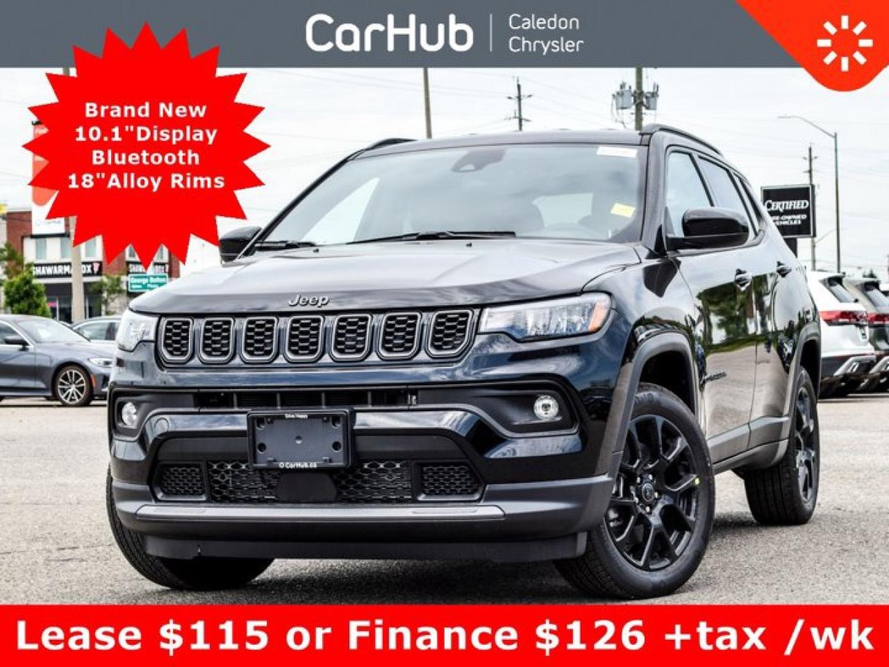 New 2025 Jeep Compass Altitude 4x4 Nav R-Start Leather Heated Frt Seats for sale in Bolton, ON