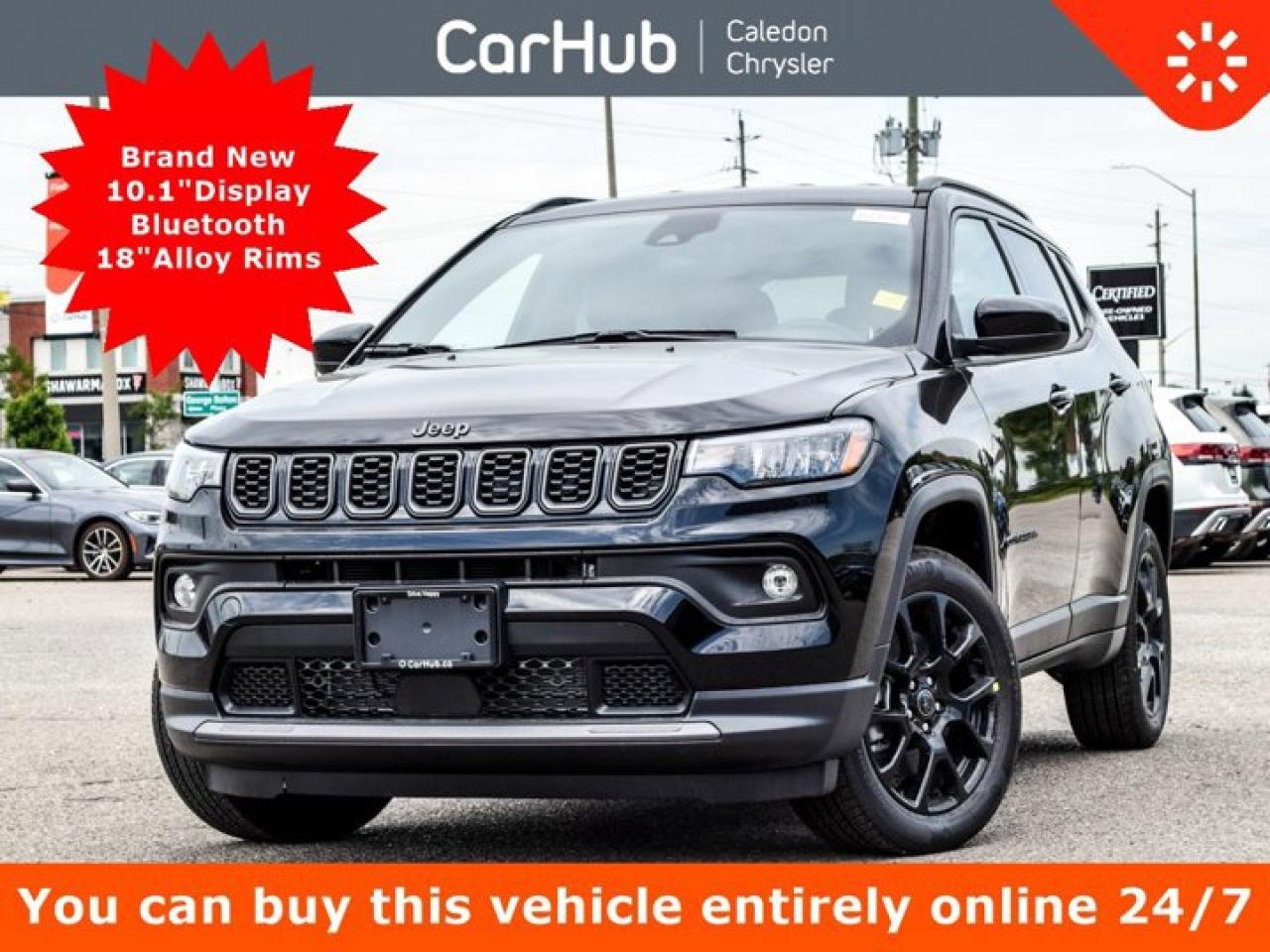New 2025 Jeep Compass Altitude 4x4 Nav R-Start Leather Heated Frt Seats for sale in Bolton, ON