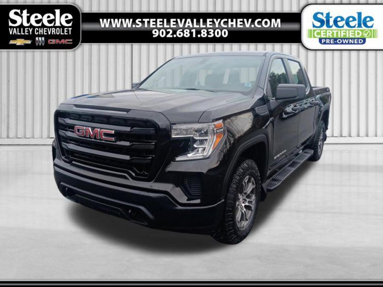 Meet the 2022 GMC Sierra 1500 Limited Pro, a tough truck with modern attitude. Dressed in Onyx Black and boasting only 52,000 km, this Sierra is as sharp as it is strong.Under the hood, the proven 5.3L EcoTec3 V8 delivers the kind of power and performance you can count onwhether youre towing, hauling, or just enjoying the open road. The Pro trim keeps it practical and smart, with a solid set of features and that unmistakable GMC presence.If youre after dependability, low mileage, and serious capability wrapped in a clean, aggressive look, this Sierra Limited Pro checks all the boxes. Come see what its all about!At Steele Valley Chevrolet Buick GMC, we go the extra mile to ensure you drive away with confidence. Every used vehicle on our lot undergoes a rigorous reconditioning process and comes with a detailed vehicle history report, giving you full transparency and peace of mind. We believe everyone deserves a reliable vehicle, which is why we offer flexible financing solutions tailored to fit any budget or credit situation. When you shop with us, youre choosing quality, trust, and a seamless car-buying experience. Find your next vehicle today at Steele Valley Chevrolet Buick GMC you deserve the best!