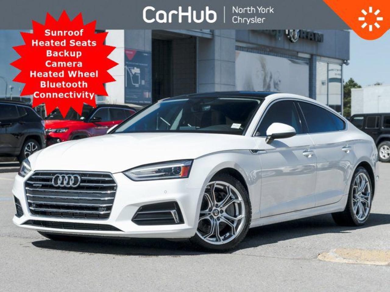 Used 2018 Audi A5 Sportback Komfort Sunroof Heated Seats Backup Cam Heated Wheel for sale in Thornhill, ON