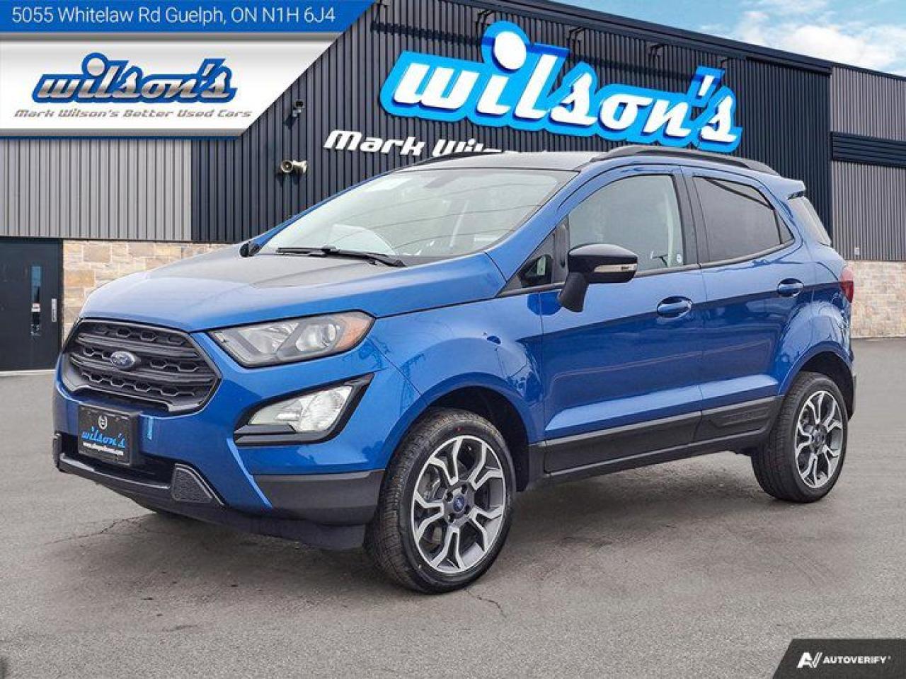 Used 2020 Ford EcoSport SES 4WD | Split Leather | Sunroof | Nav | Apple CarPlay & Android Auto | New Tires | New Brakes | for sale in Guelph, ON
